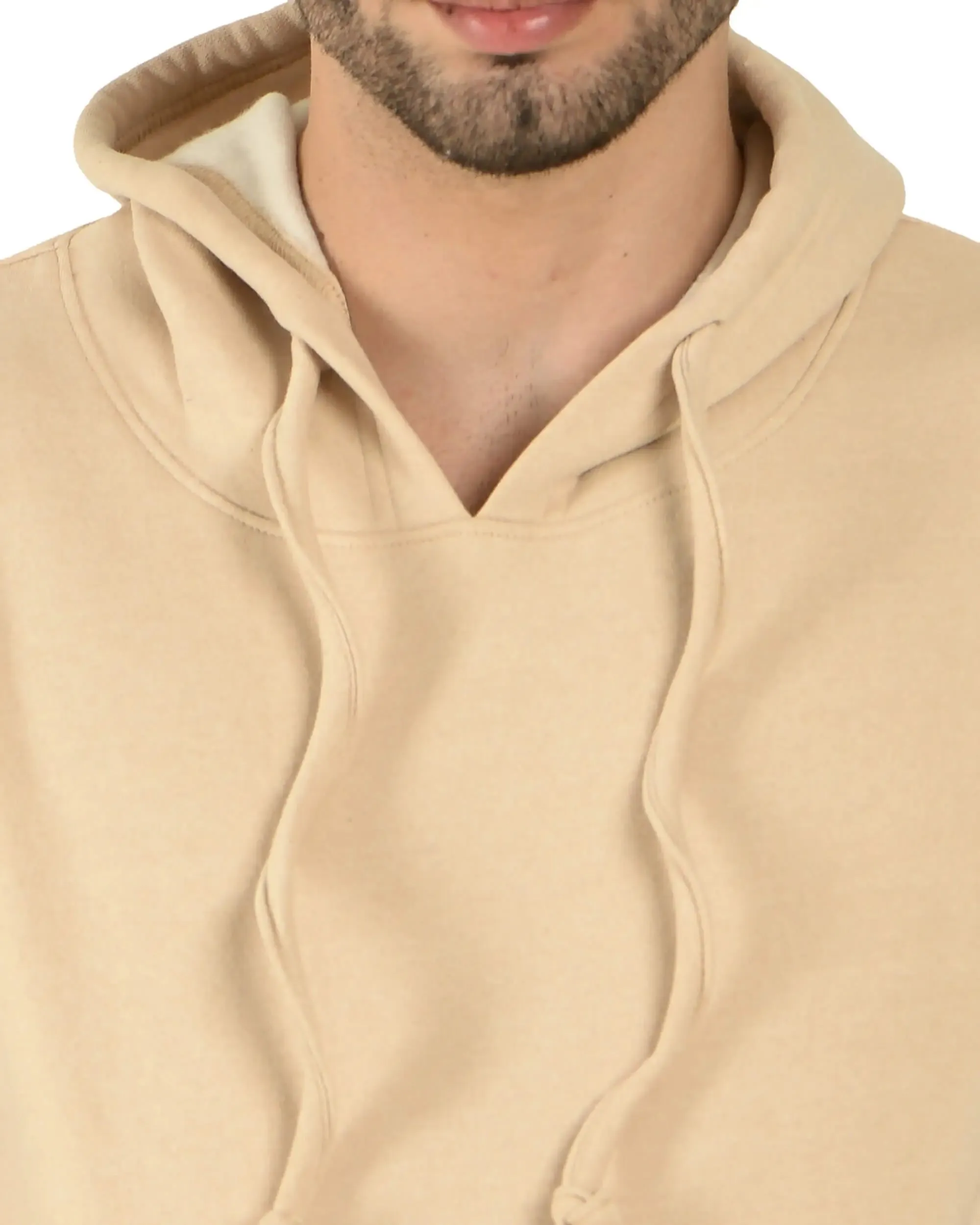 100% Recycle Pullover Hoodie (Beige)