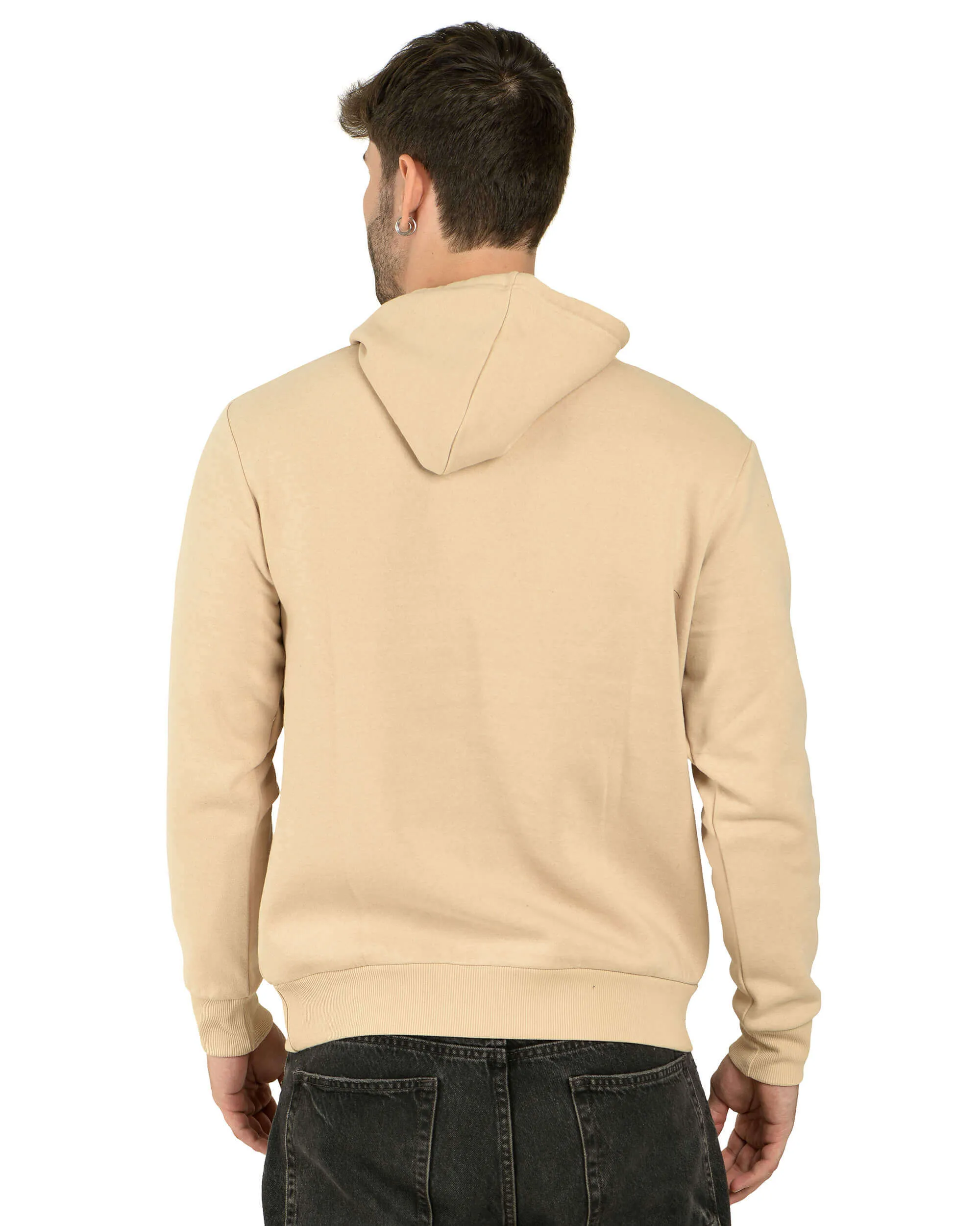 100% Recycle Pullover Hoodie (Beige)