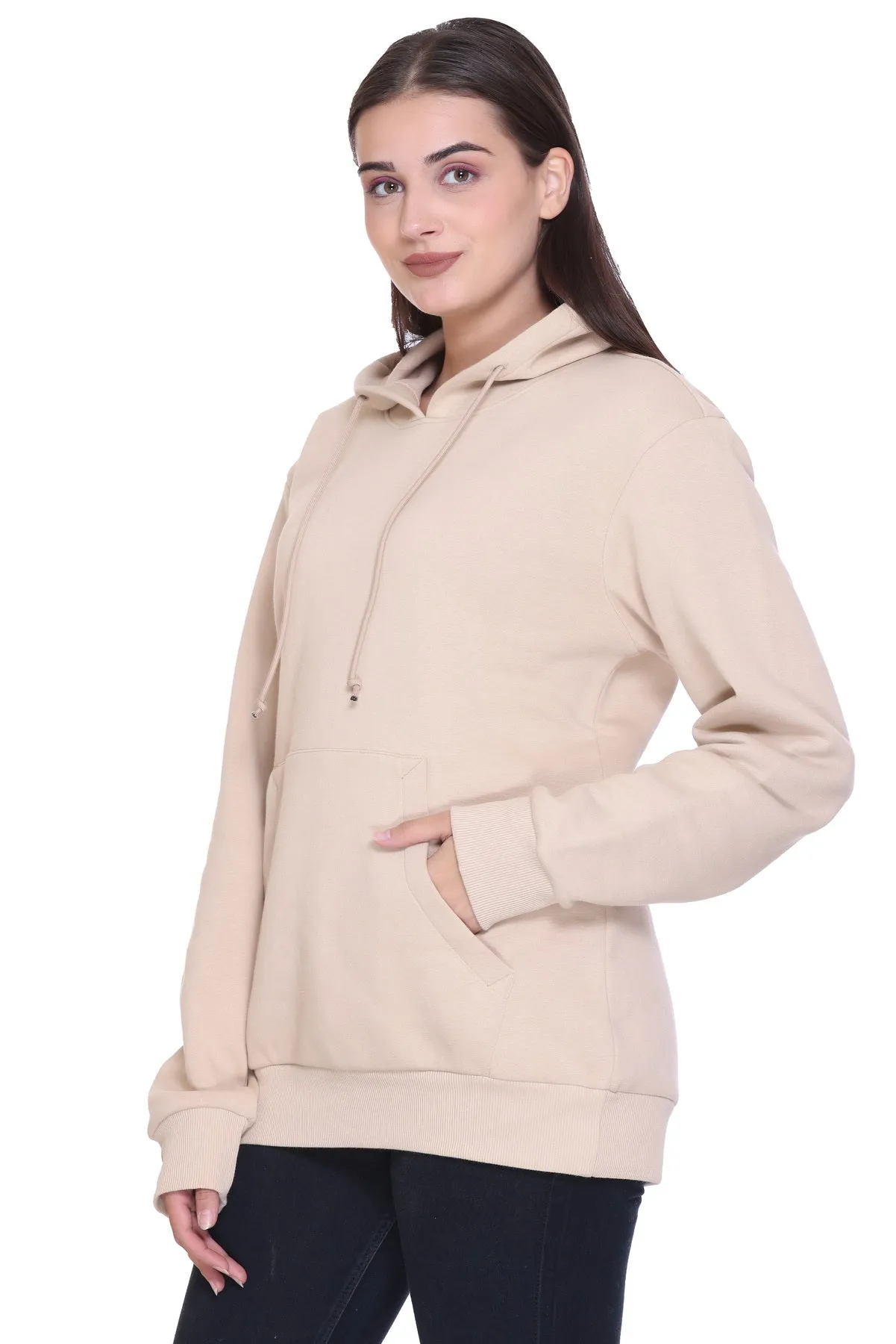 100% Recycle Pullover Hoodie (Beige)