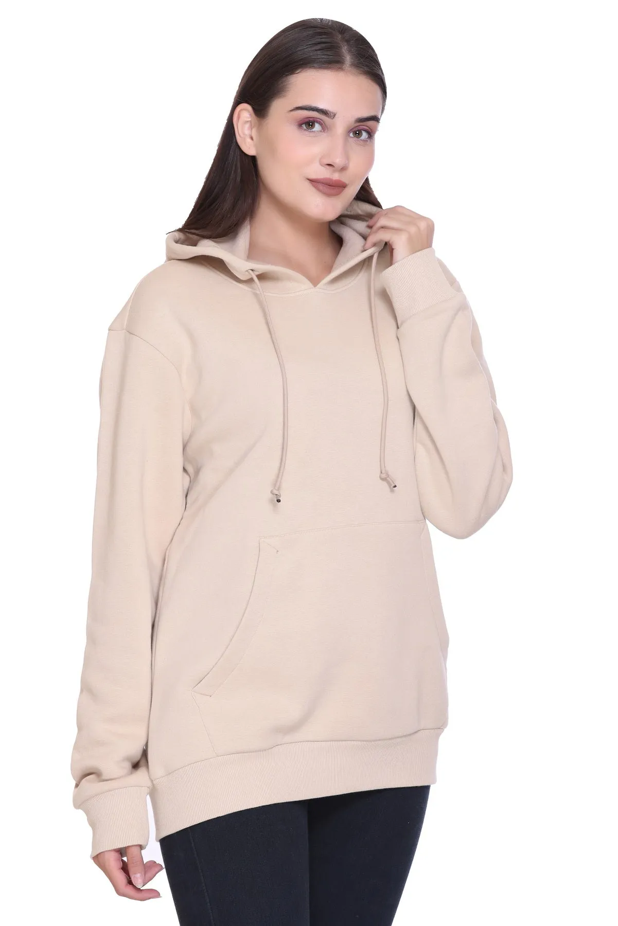 100% Recycle Pullover Hoodie (Beige)