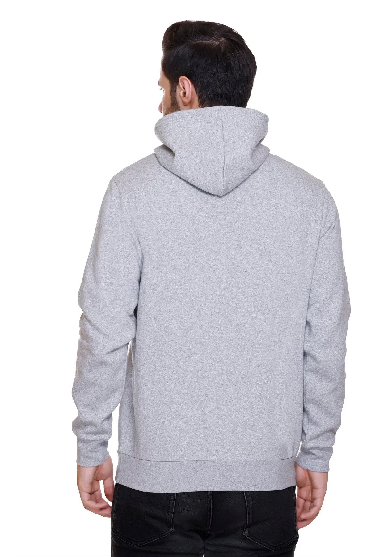 100% Recycle Pullover Hoodie (Grey Melange)