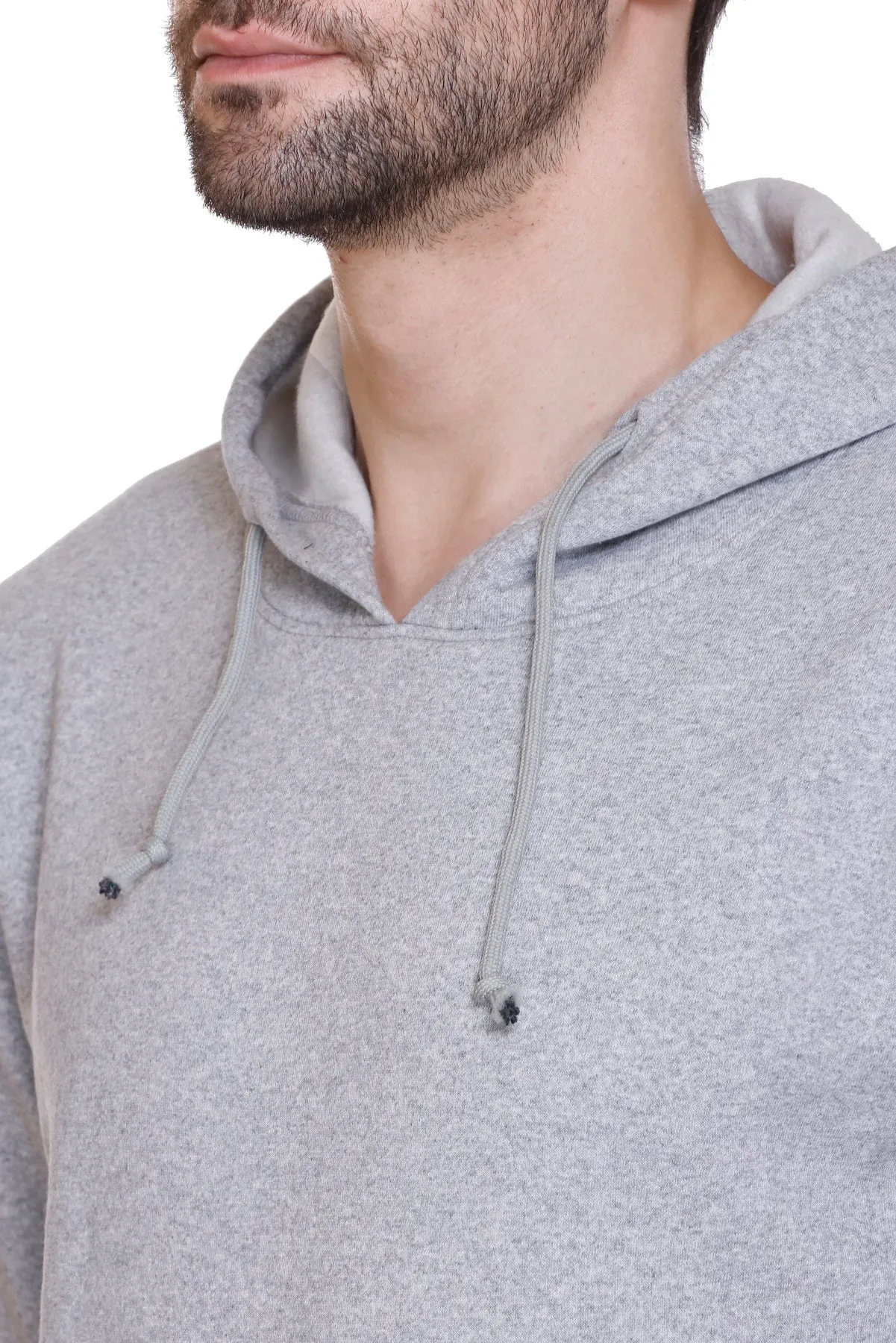 100% Recycle Pullover Hoodie (Grey Melange)