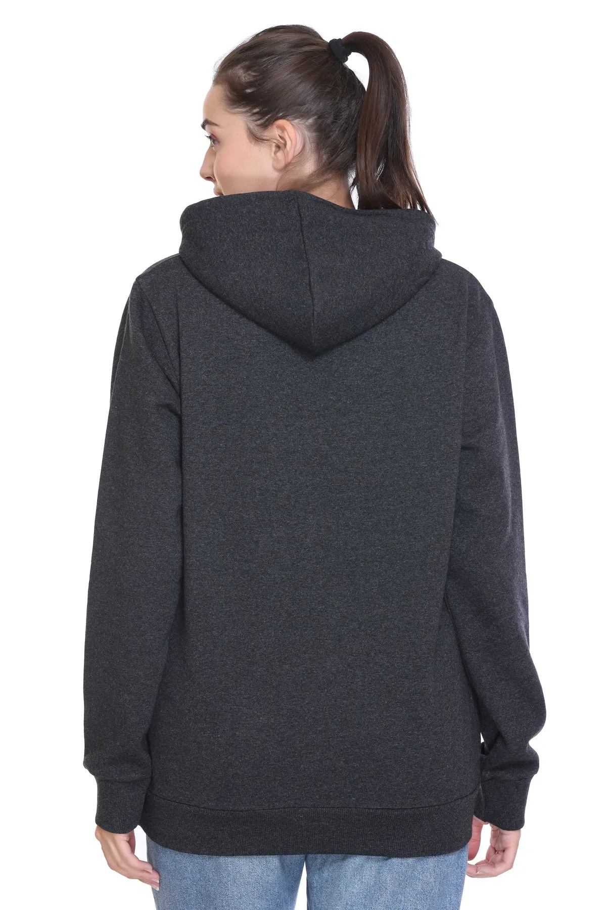 100% Recycled Pullover Hoodie Charcoal Heather