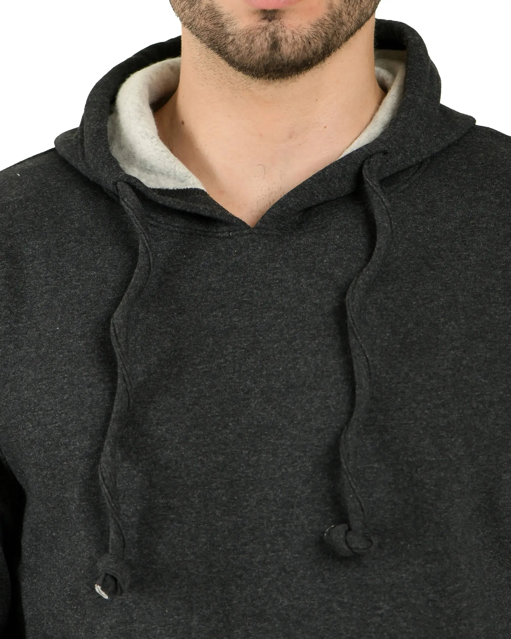 100% Recycled Pullover Hoodie Charcoal Heather