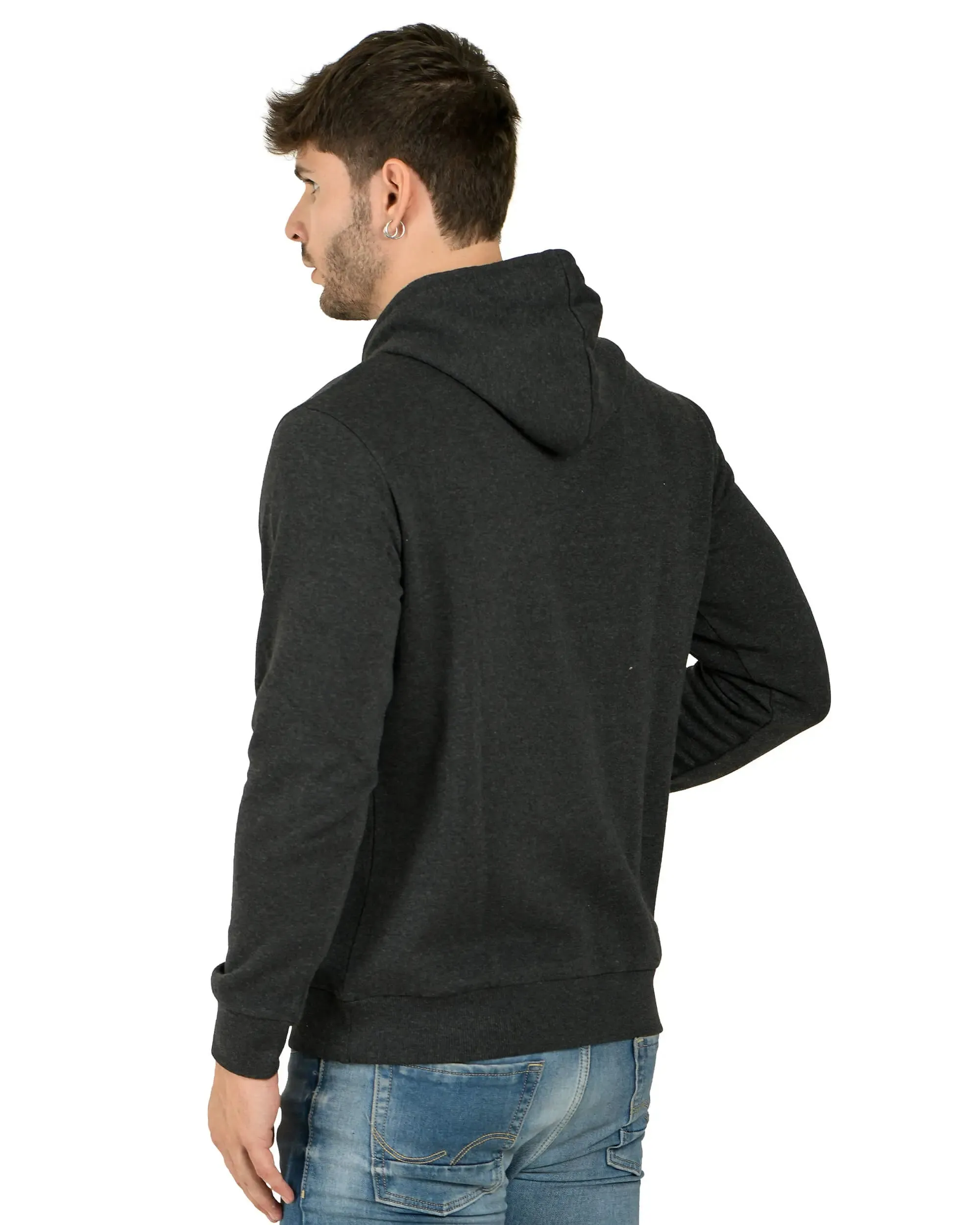 100% Recycled Pullover Hoodie Charcoal Heather