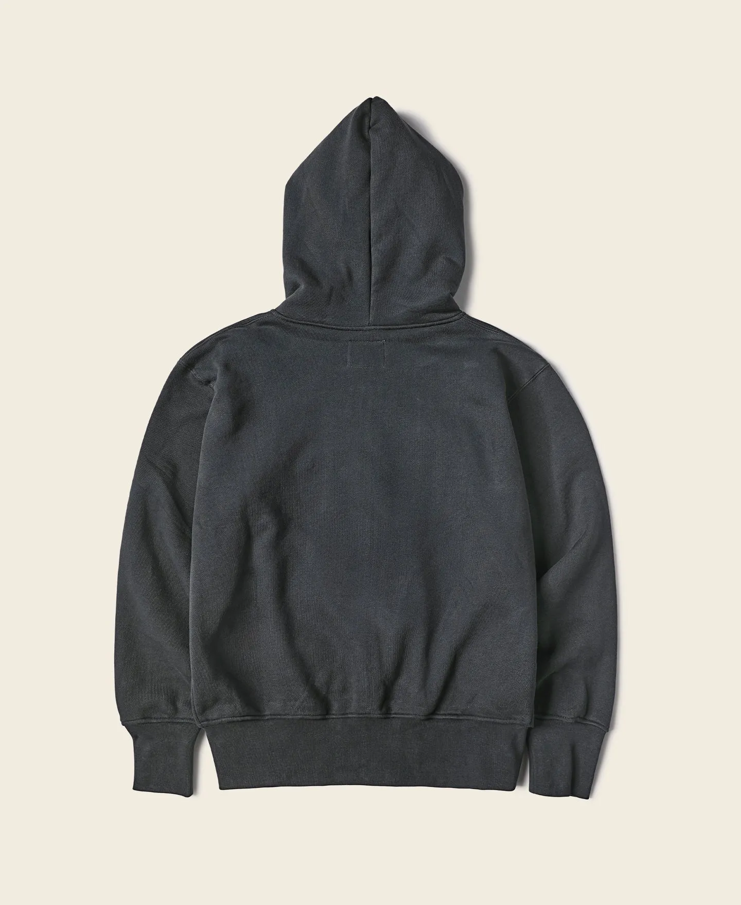 17.5 oz Terry Cloth Full-Zip Hoodie - Black