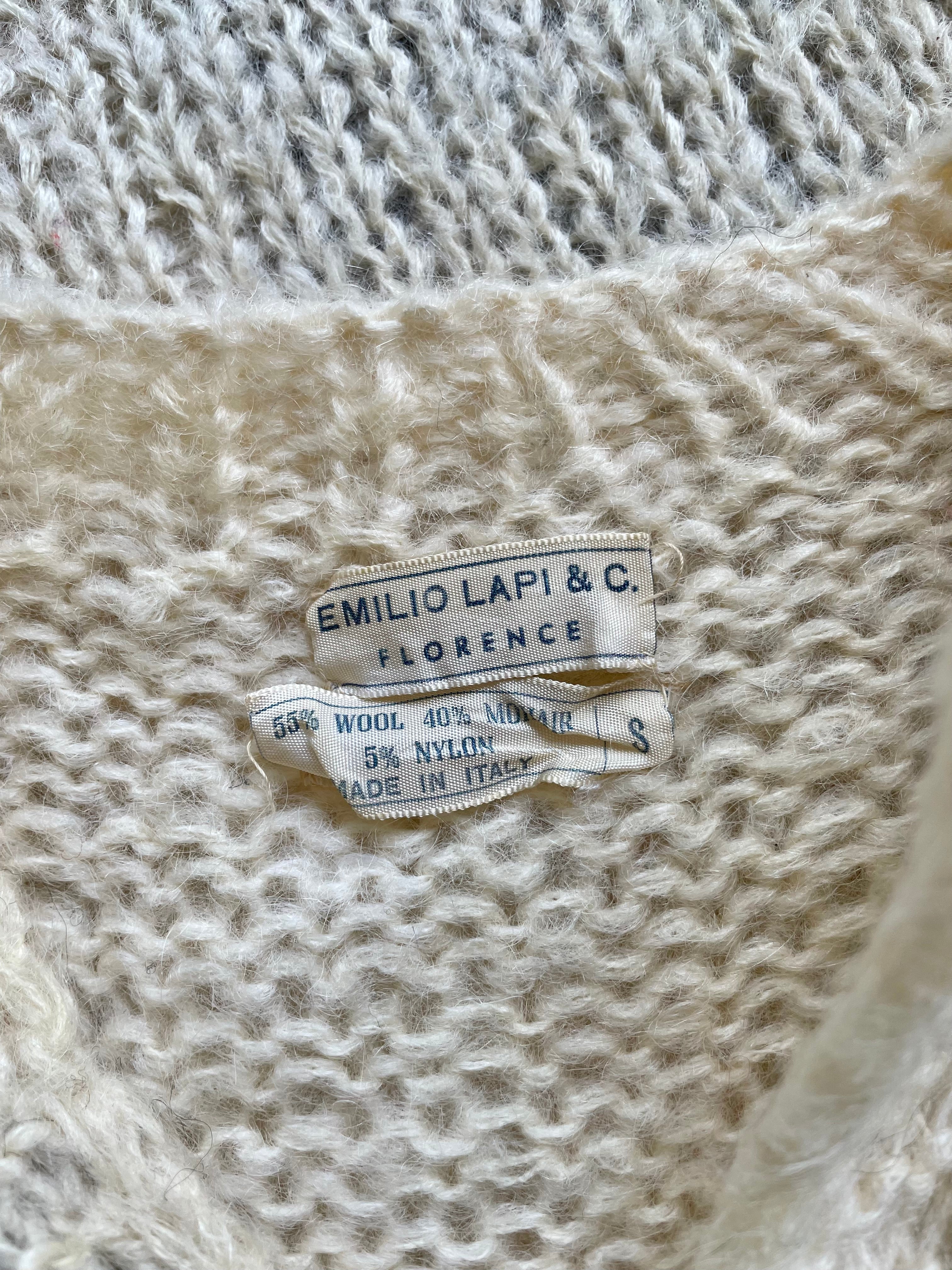 1960s Emilio Lapi Mohair Cardigan