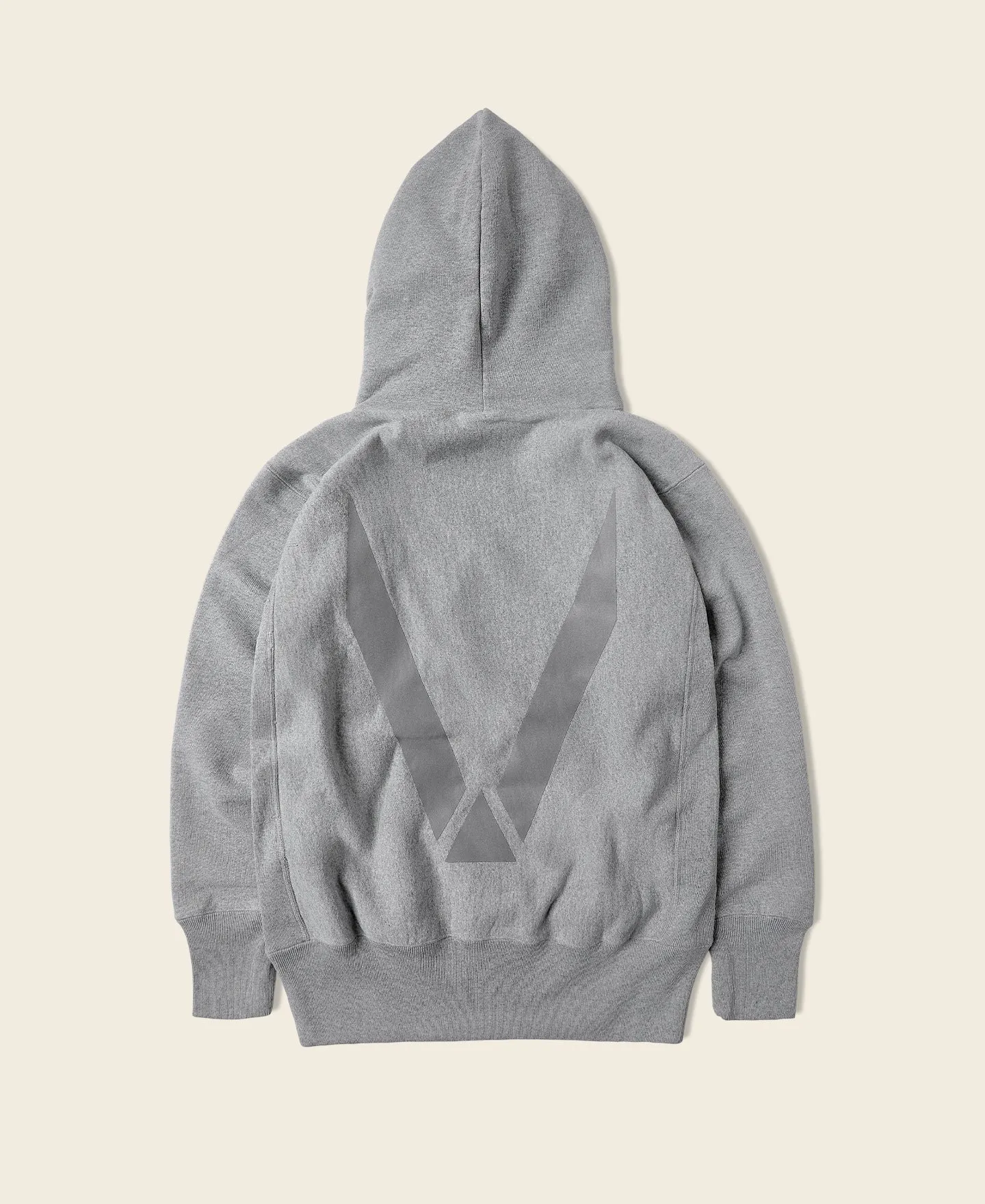 1970s USAFA 18 oz Reverse Weave Hoodie - Gray