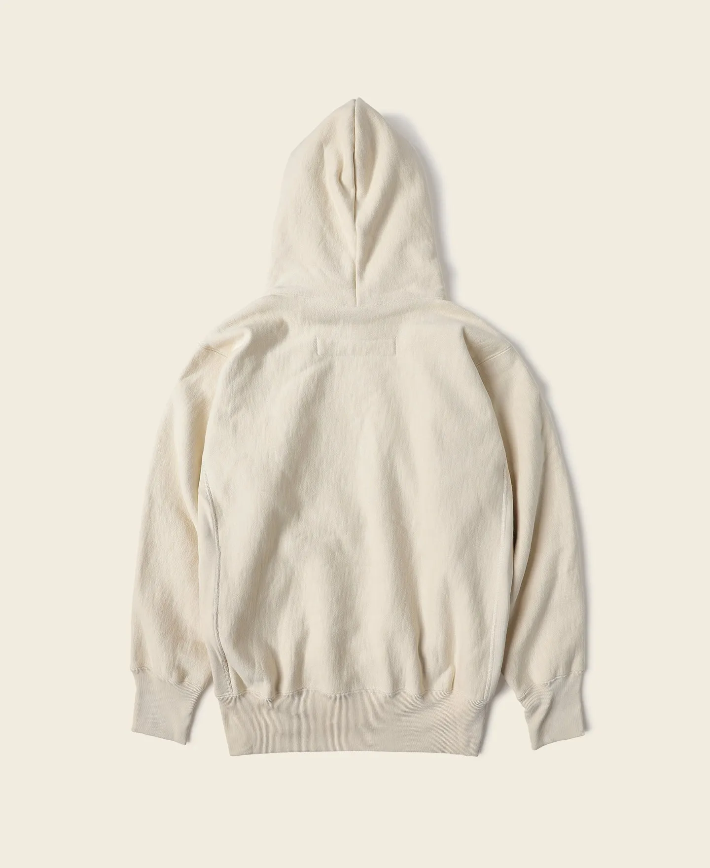 21 oz Military Academy Reverse Weave Hoodie - Apricot