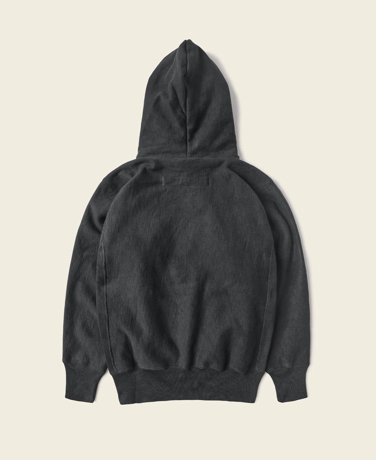 21 oz Military Academy Reverse Weave Hoodie - Black