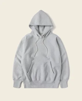 21 oz Military Academy Reverse Weave Hoodie - Gray