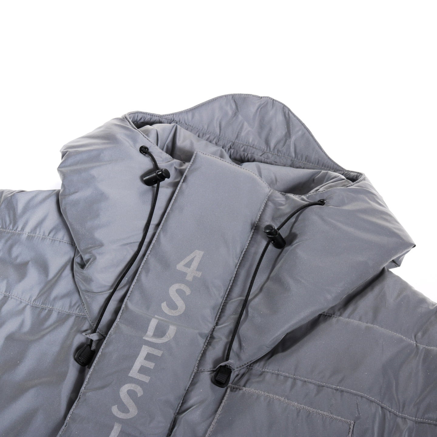 4SDESIGNS NF COAT REFLECTIVE LIGHT GREY