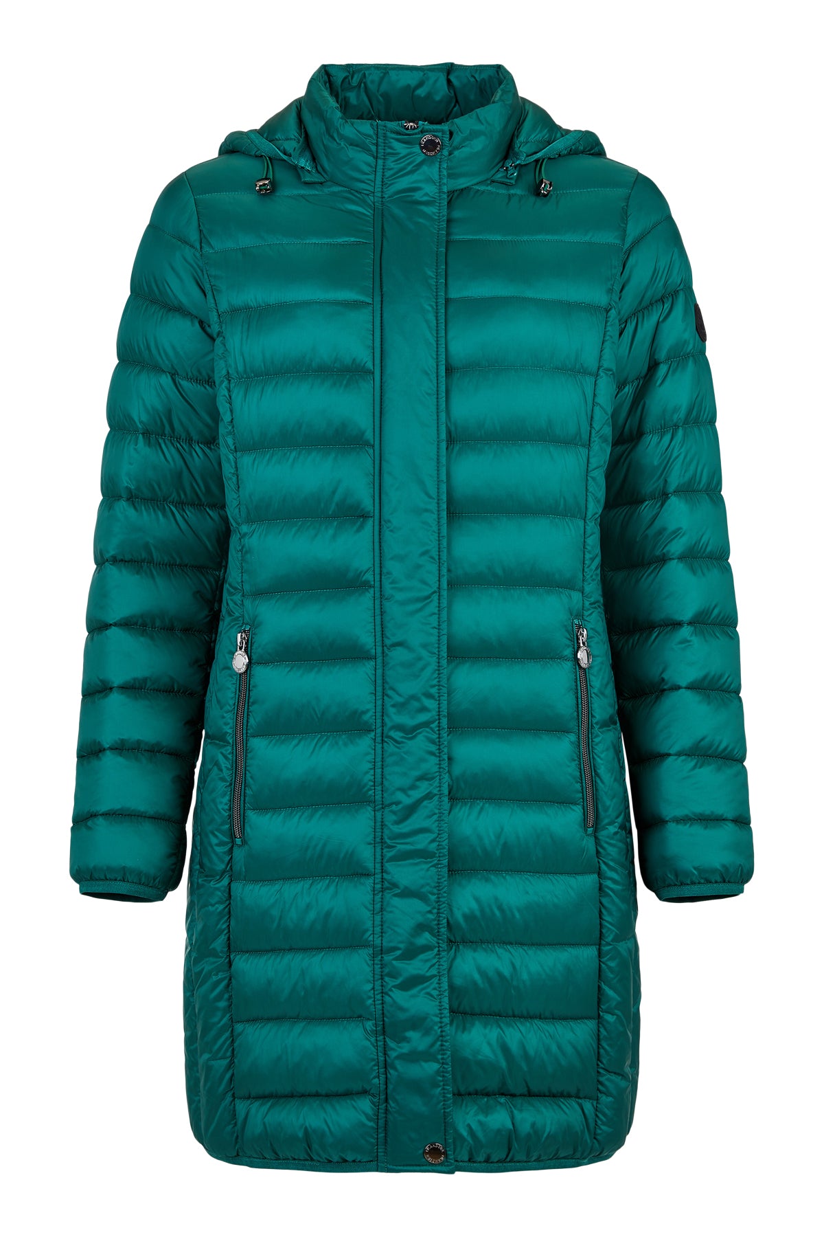 527- Frandsen 3/4 length down jacket- Bottle Green