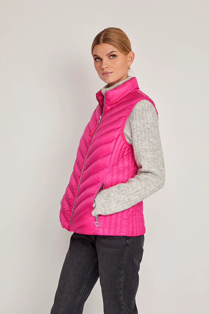 529- Frandsen Real Down Gilet- Pink