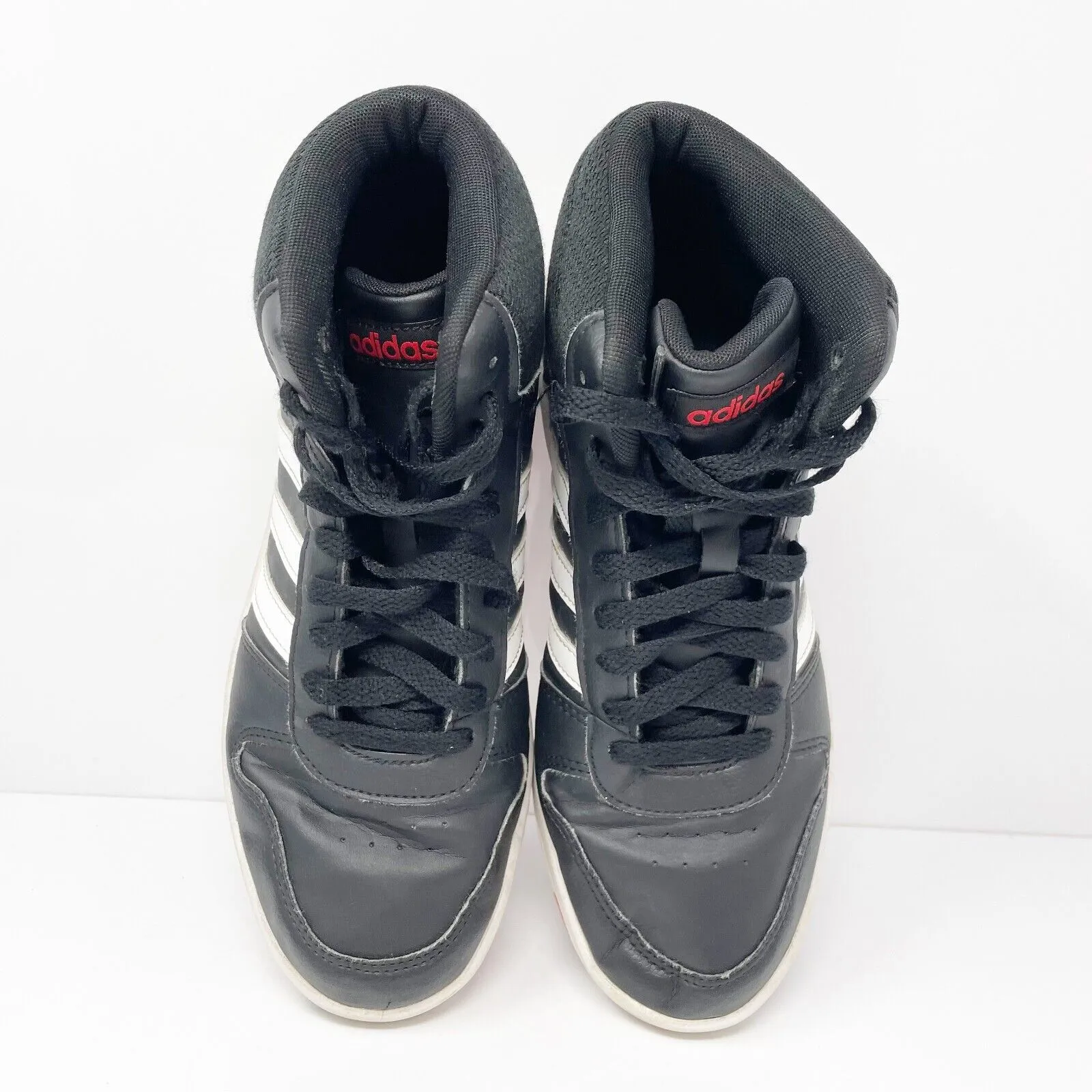 Adidas Boys Hoops 2.0 Mid H01063 Black Basketball Shoes Sneakers Shoes Size 6.5