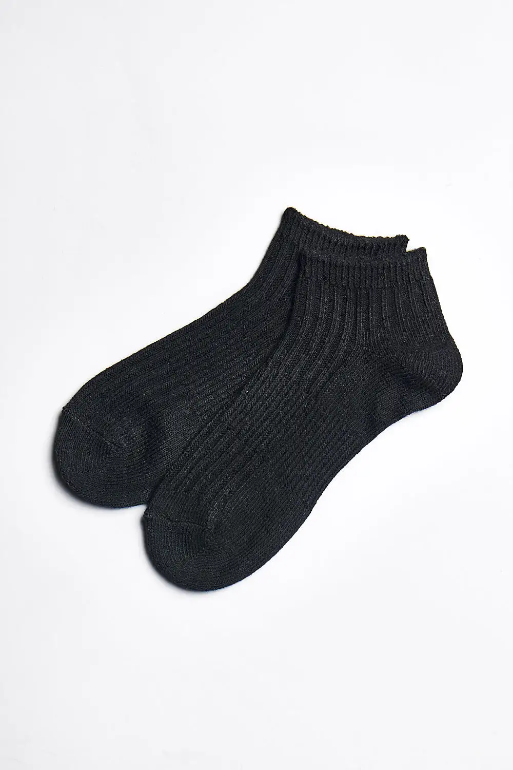 ALAMAE Rib Knit Ankle Sock