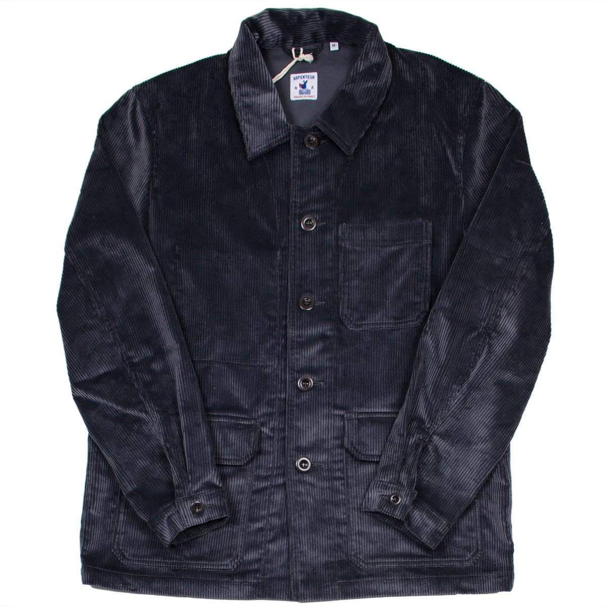 Arpenteur - Travail Work Jacket - Grey Heavy Corduroy