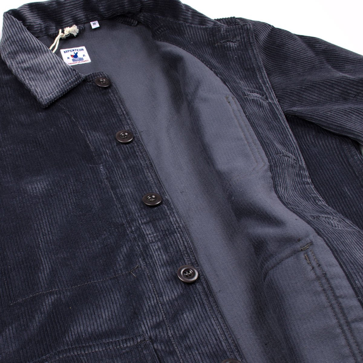 Arpenteur - Travail Work Jacket - Grey Heavy Corduroy