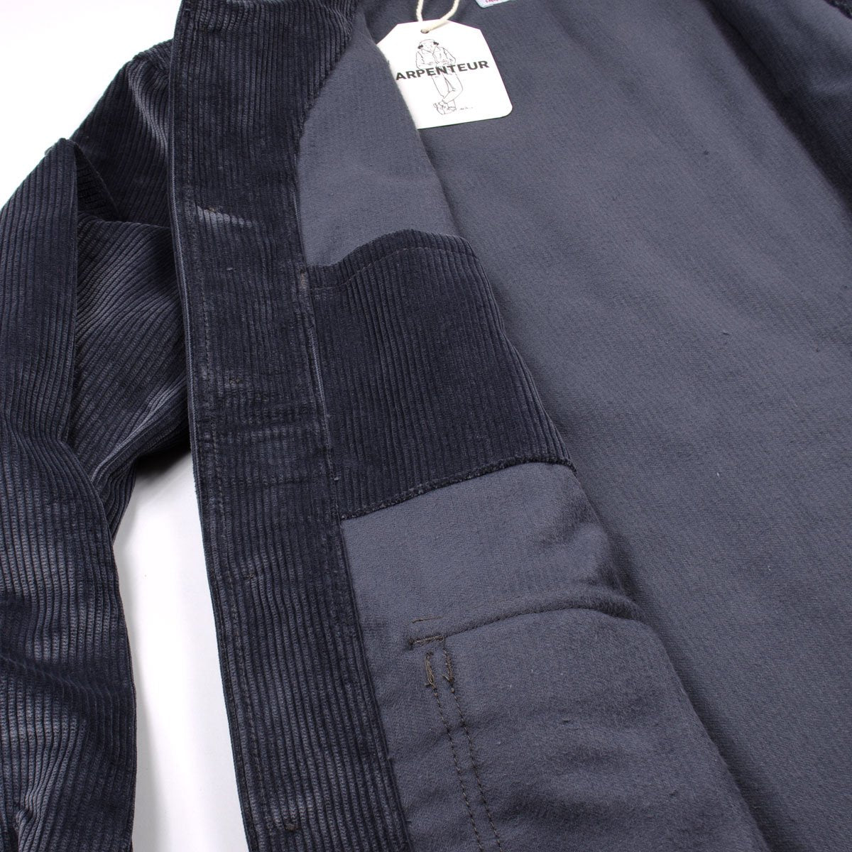 Arpenteur - Travail Work Jacket - Grey Heavy Corduroy