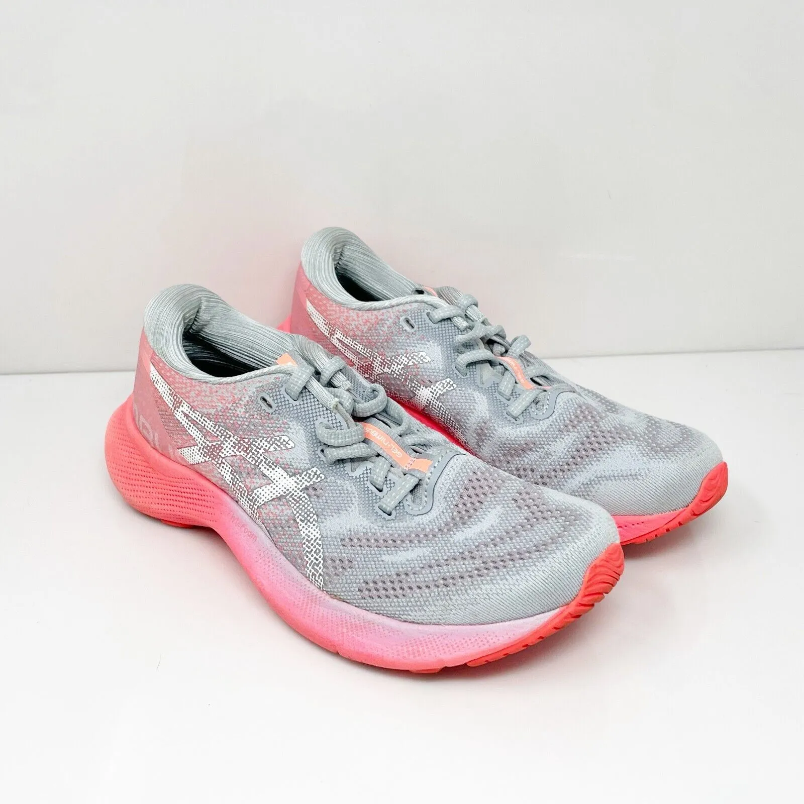 Asics Womens Gel Nimbus Lite 2 1012A882 Gray Running Shoes Sneakers Size 6.5