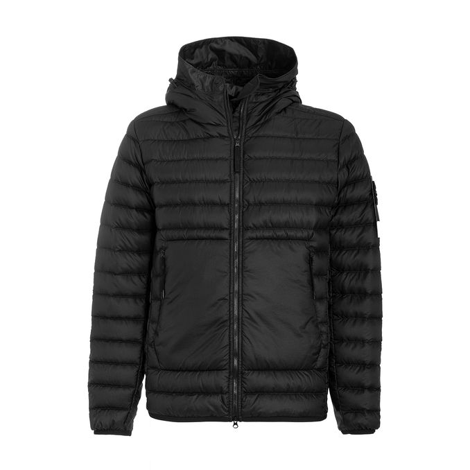 BIO RIPSTOP NYLON DOWN JACKET Man Black