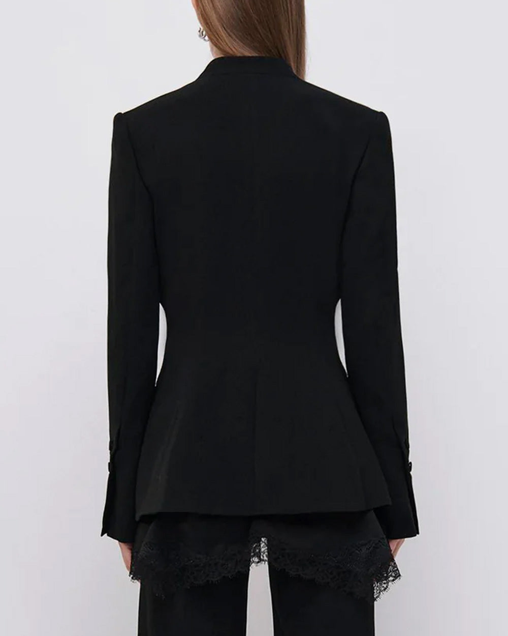 Black Allie Basque Blazer