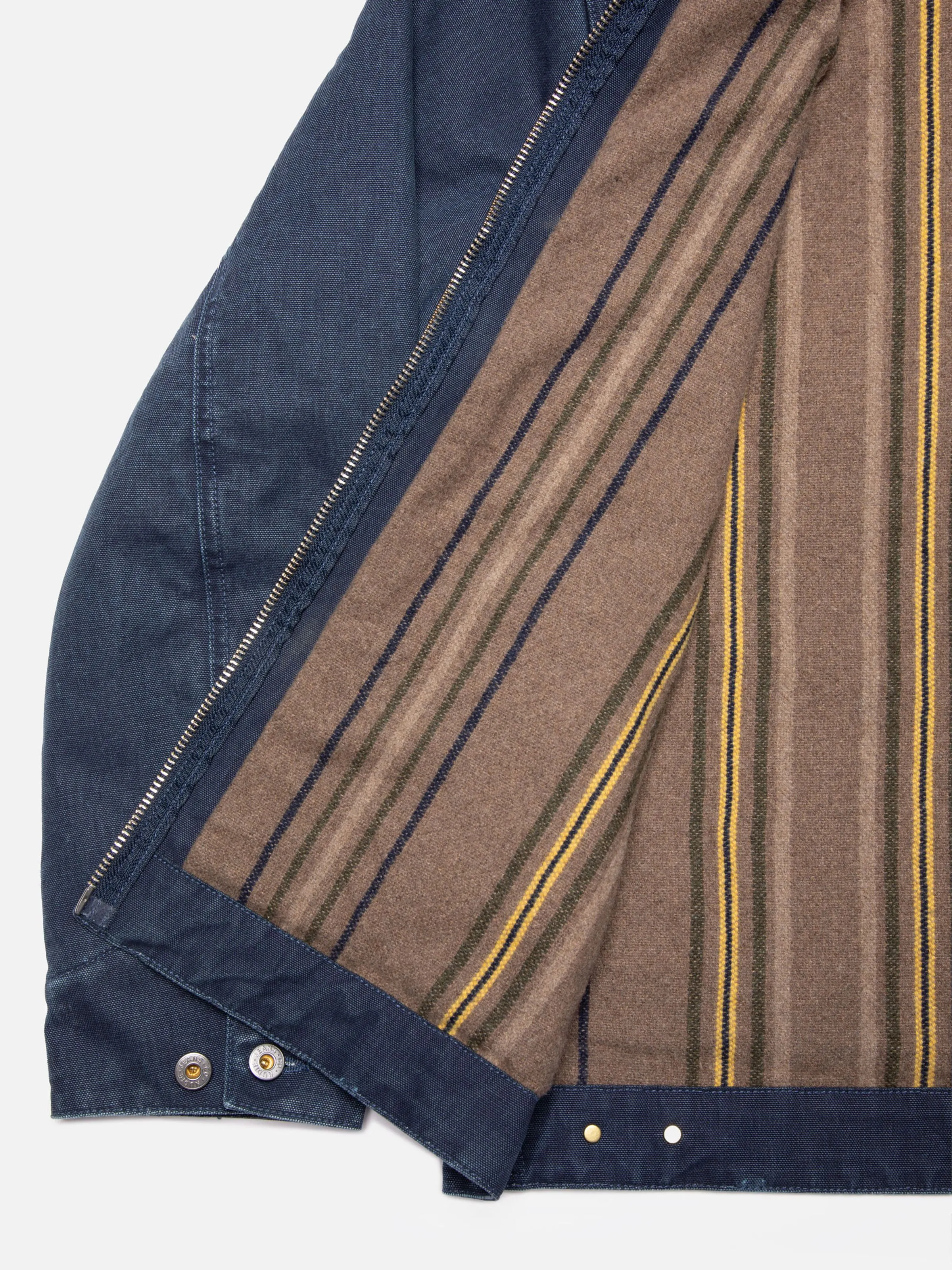 Blake Zip Jacket Canvas Blue