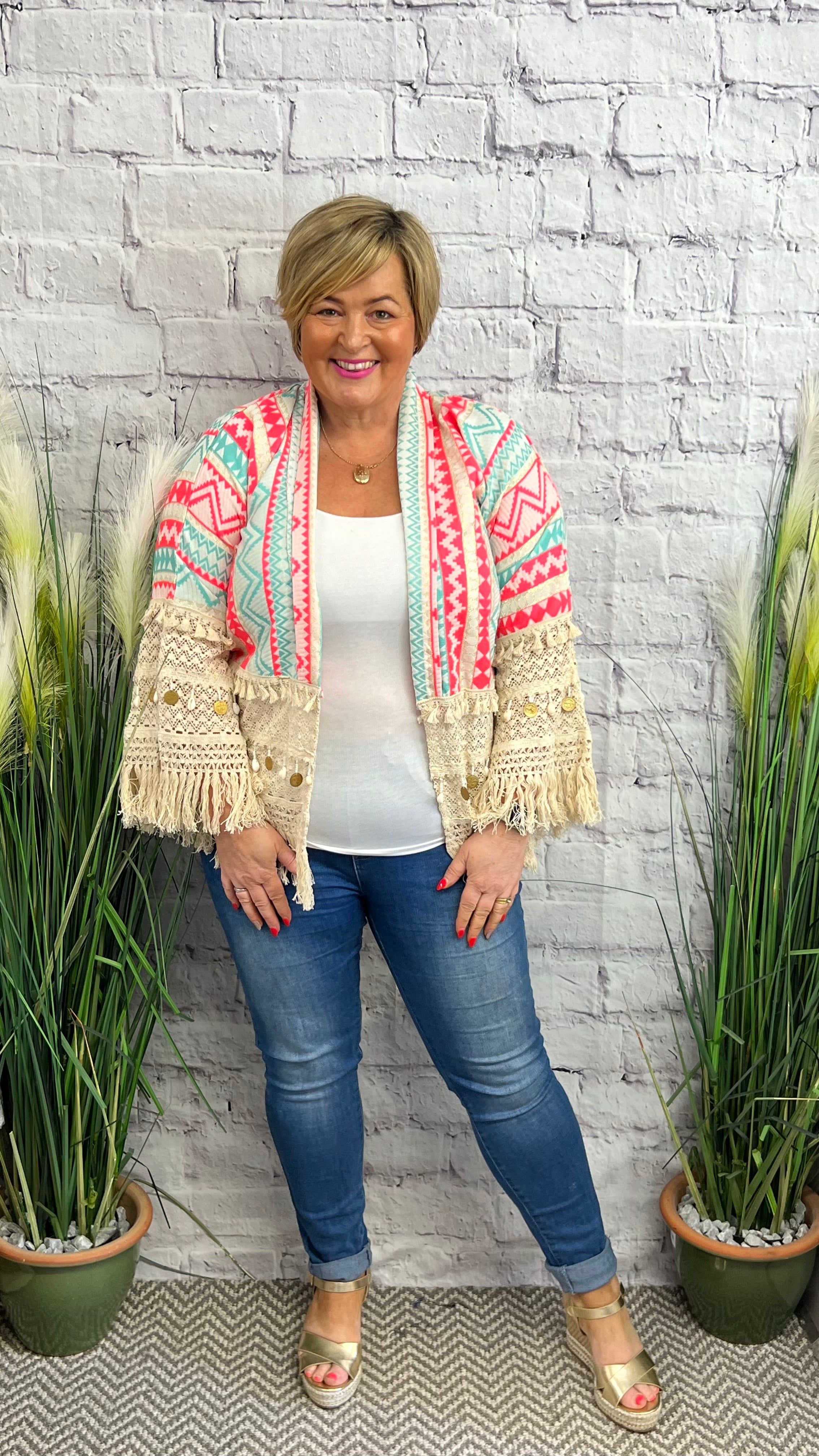 BRIANNA Boho Style Tassel Jacket