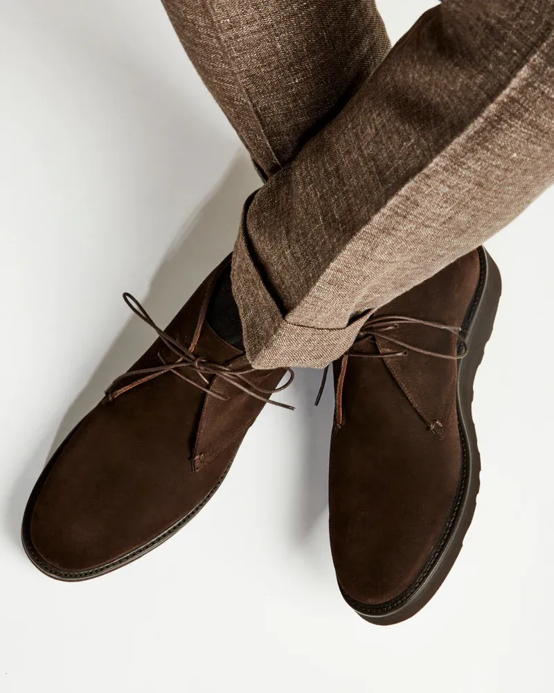 Brown Suede Lightweight Chukka Boot