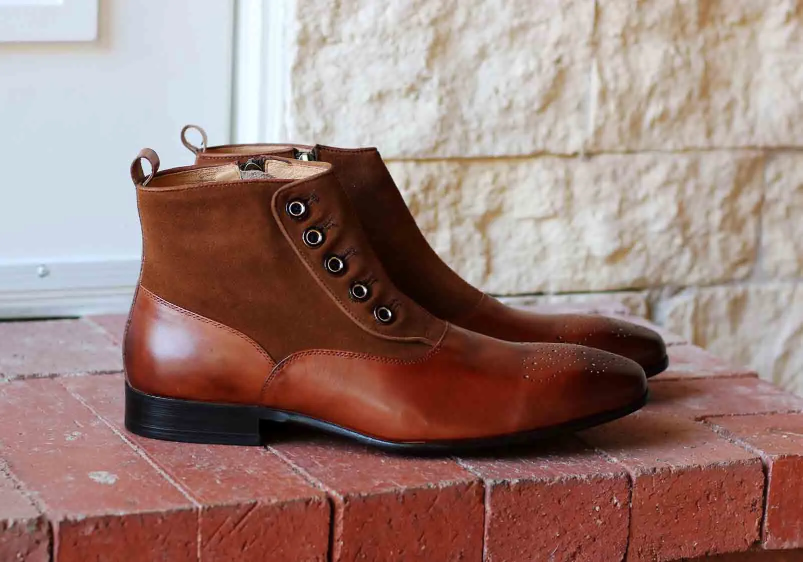 Calfskin Slip-On Boot Brown