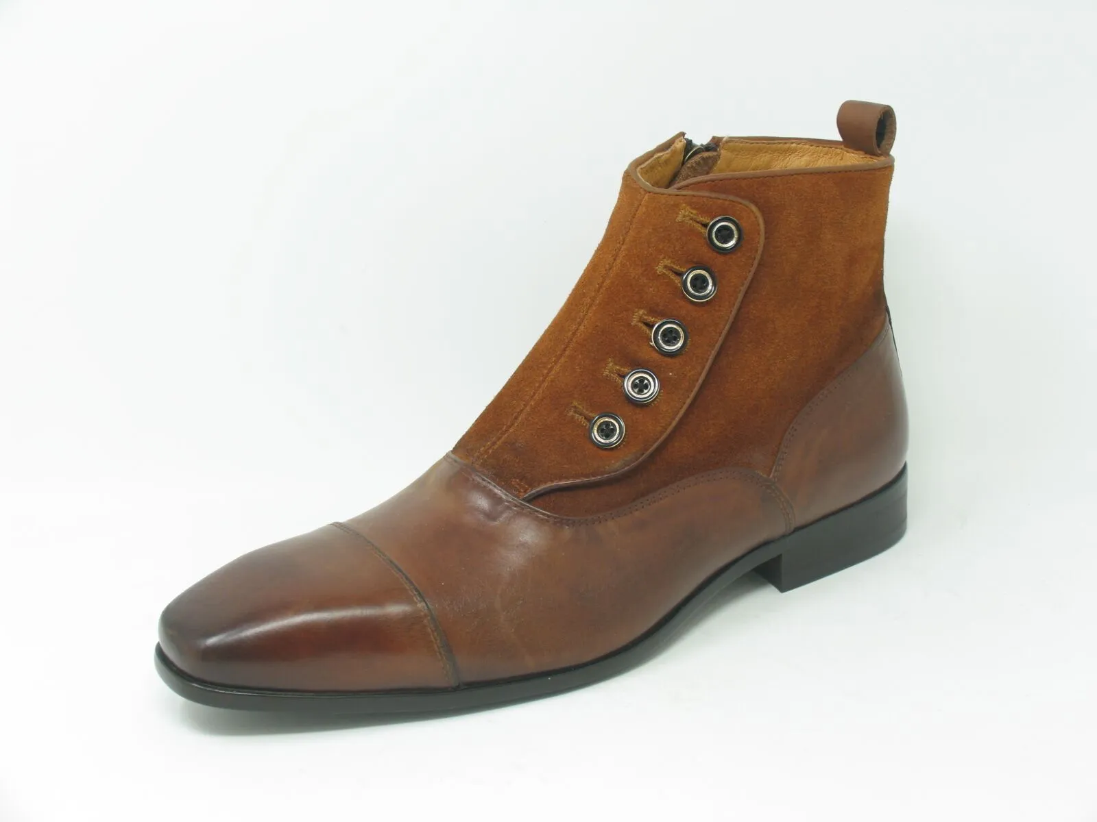 Calfskin Slip-On Boot Brown