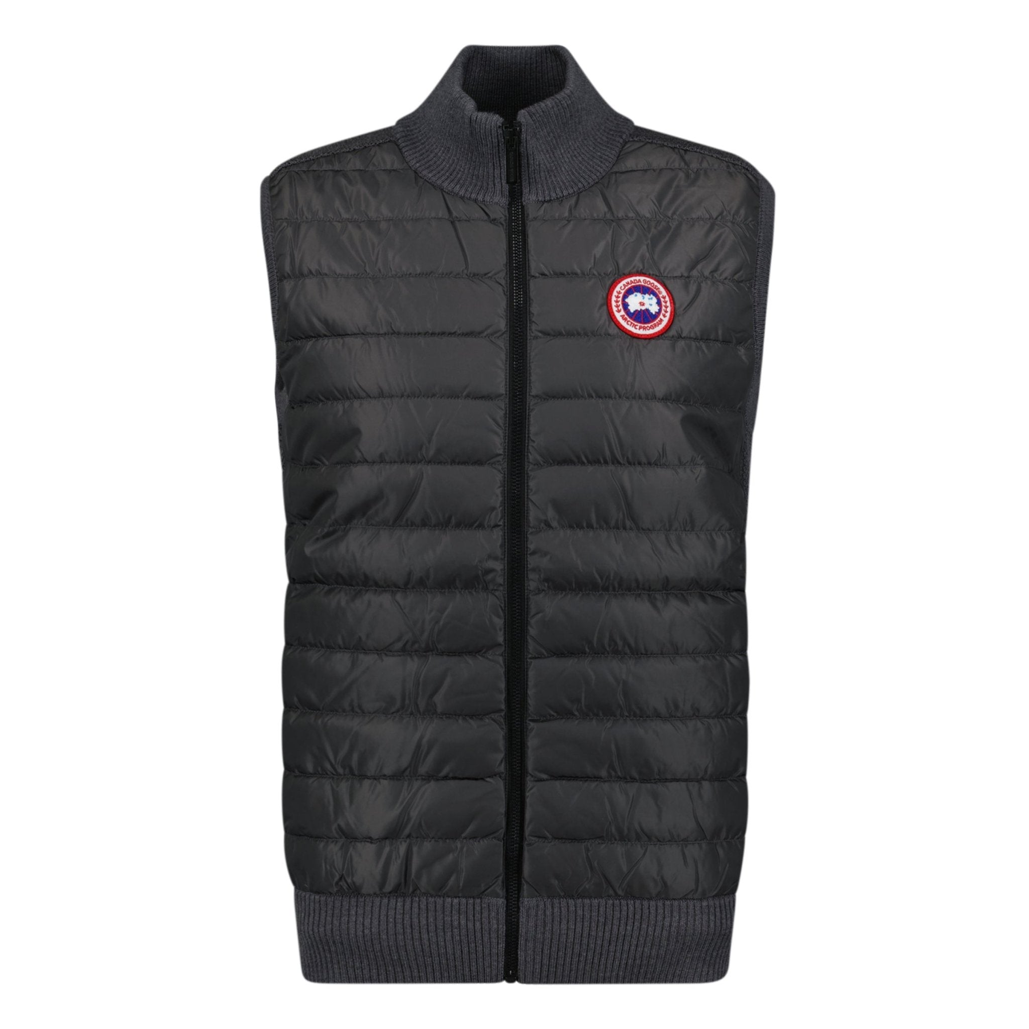 CANADA GOOSE  HYBRIDGE KNIT VEST GILET GREY