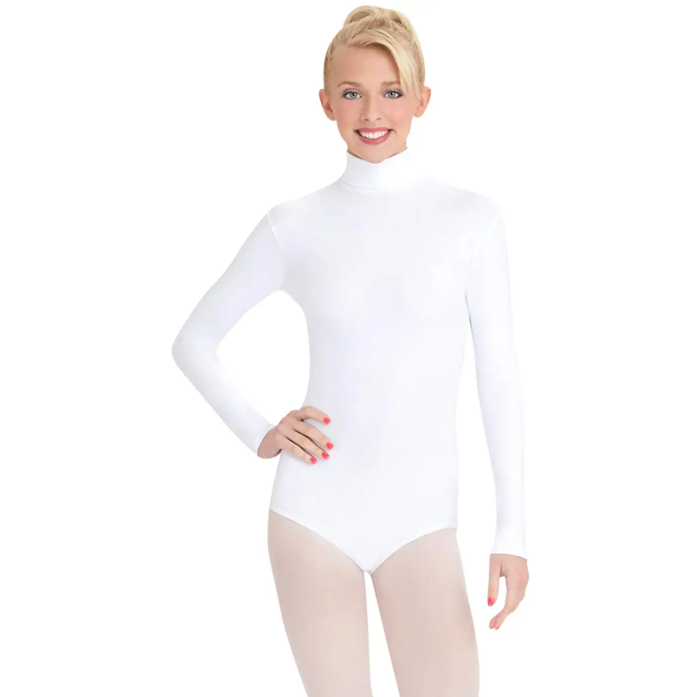 Capezio Women's Turtleneck Long Sleeve Leotard