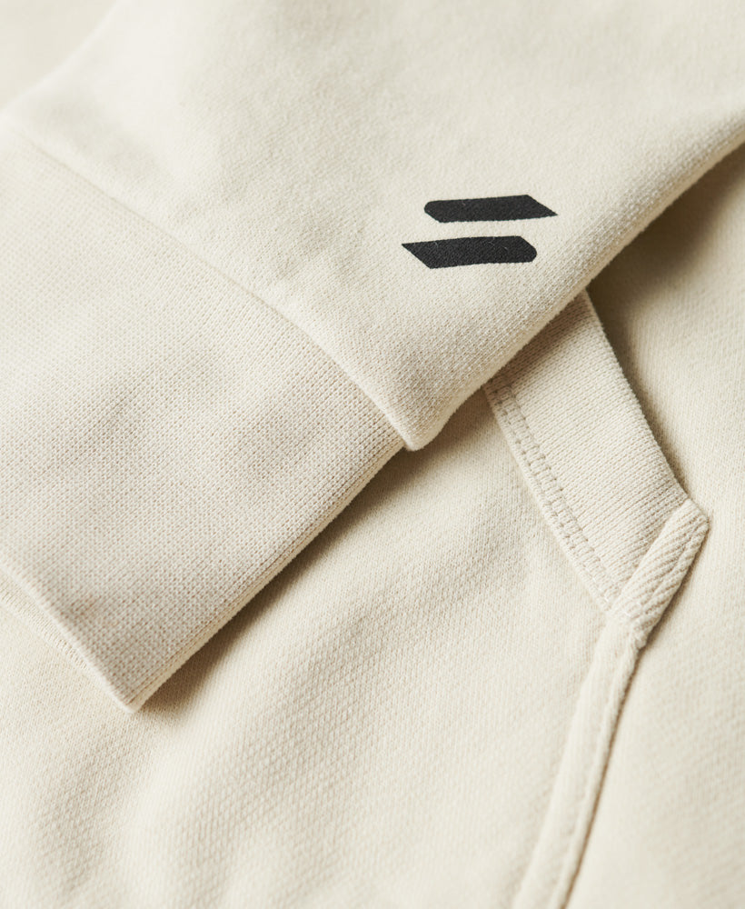 Core Logo Classic Hoodie | Pelican Beige