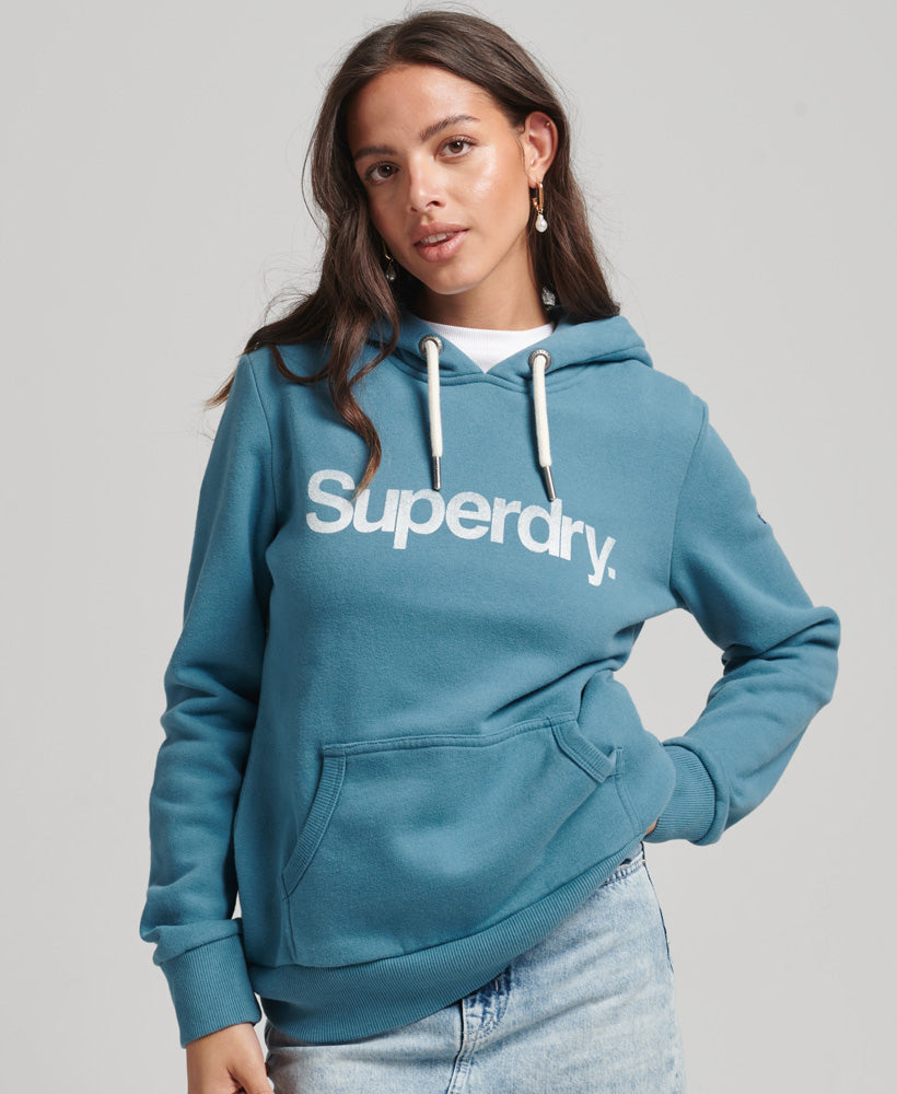 Core Logo Hoodie | Pottery Blue