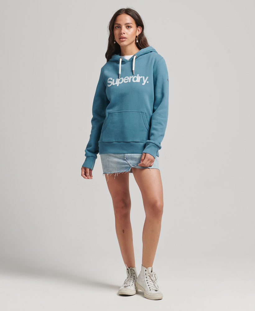 Core Logo Hoodie | Pottery Blue