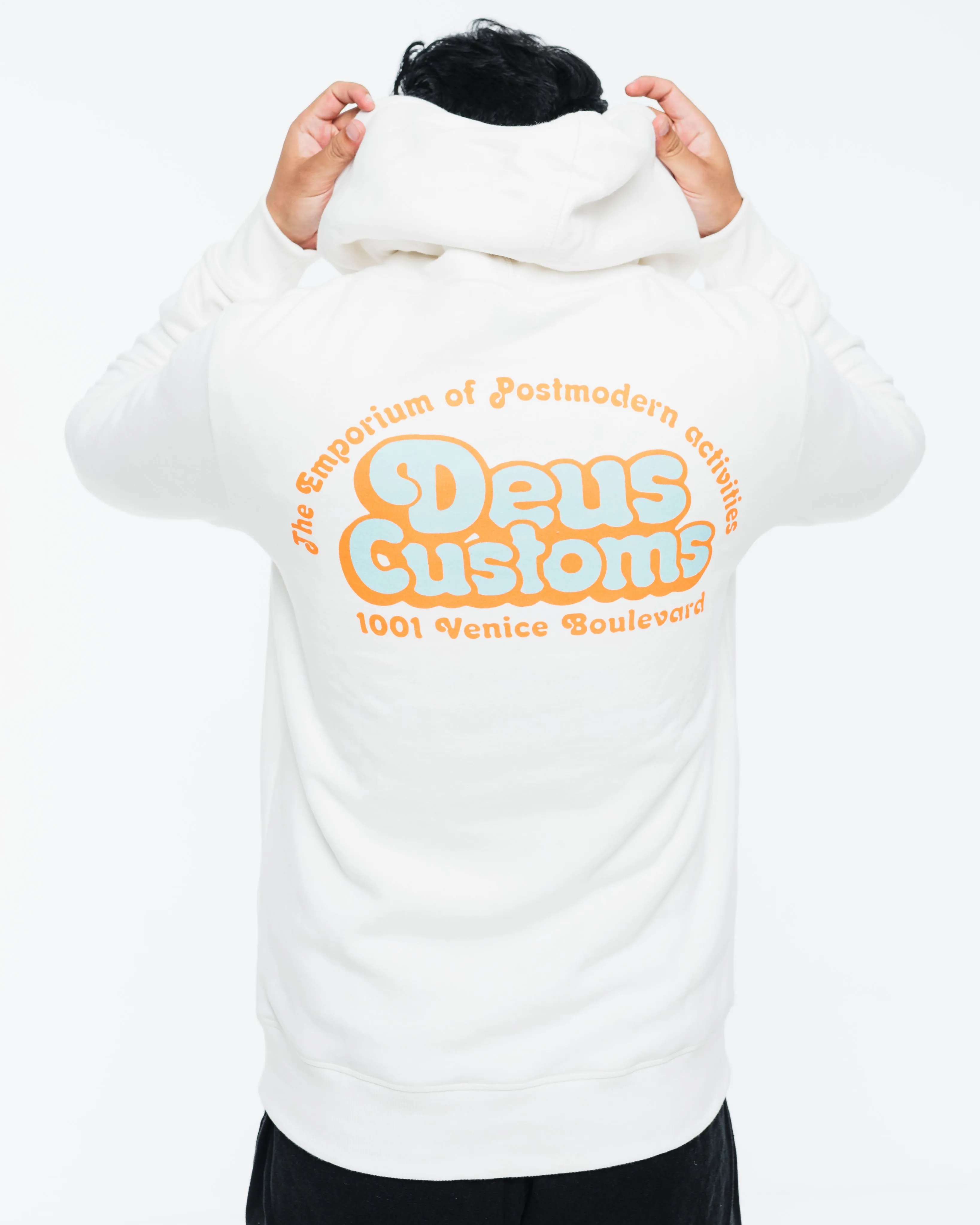 DAISIES HOODIE - WHITE CHALK