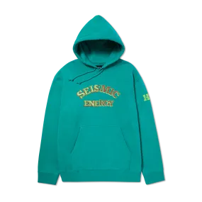 Damaged Embroidered Pullover Hoodie