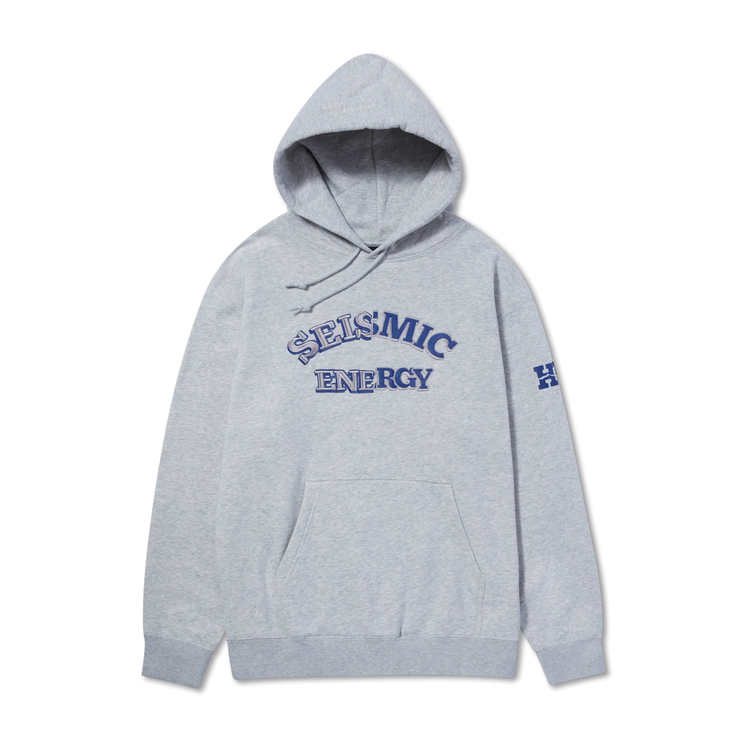 Damaged Embroidered Pullover Hoodie