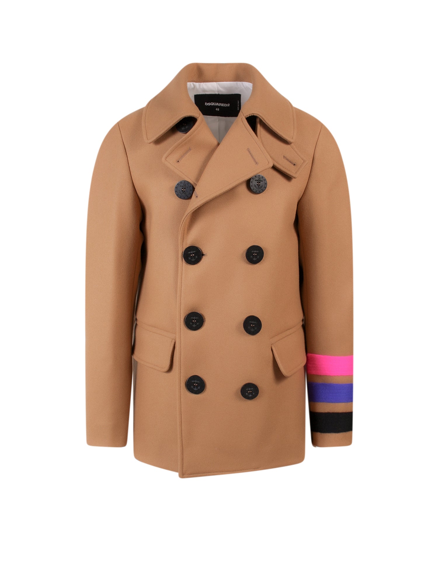 Dsquared2 Double-Breasted Peacoat