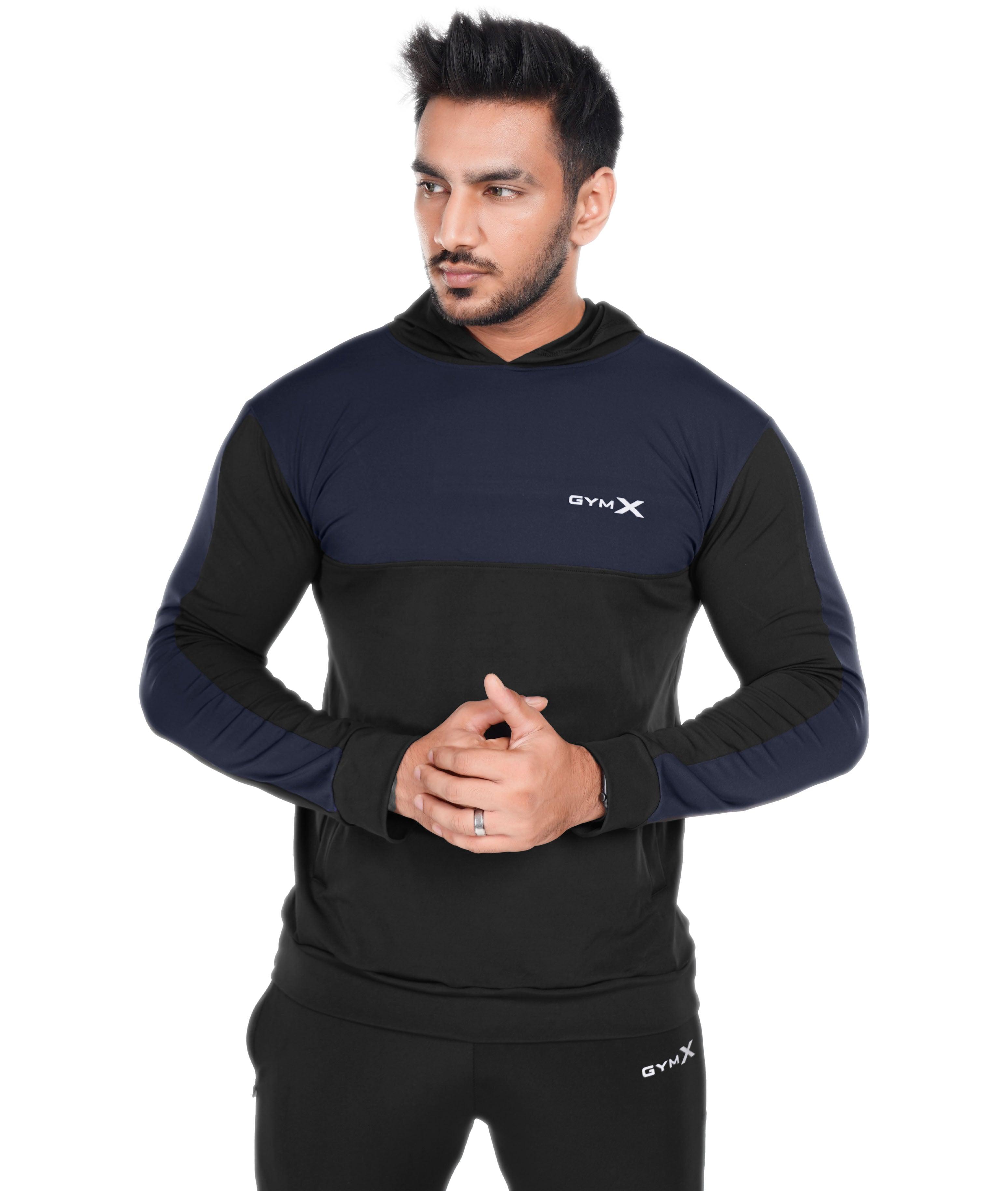 Dual Edition GymX Pullover: Navy Blue - Sale