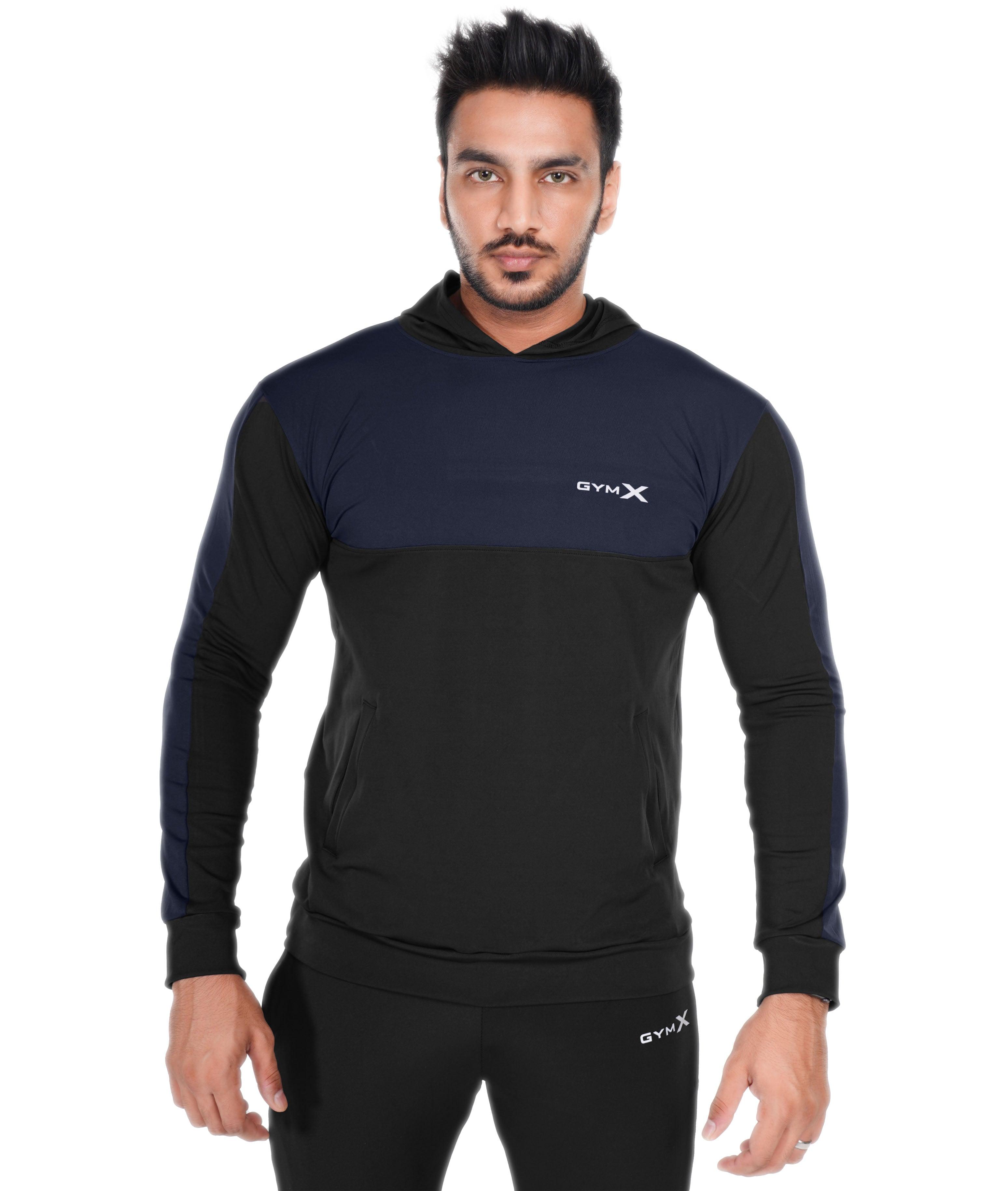 Dual Edition GymX Pullover: Navy Blue - Sale