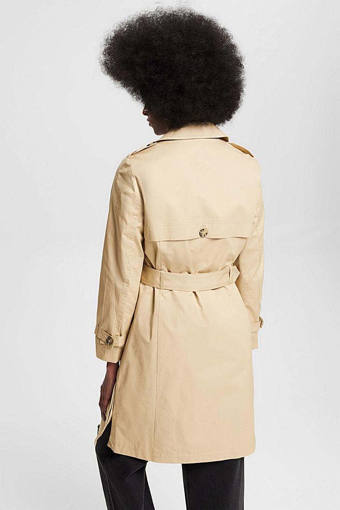 Esprit LLT Cotton Sateen Belted Trench