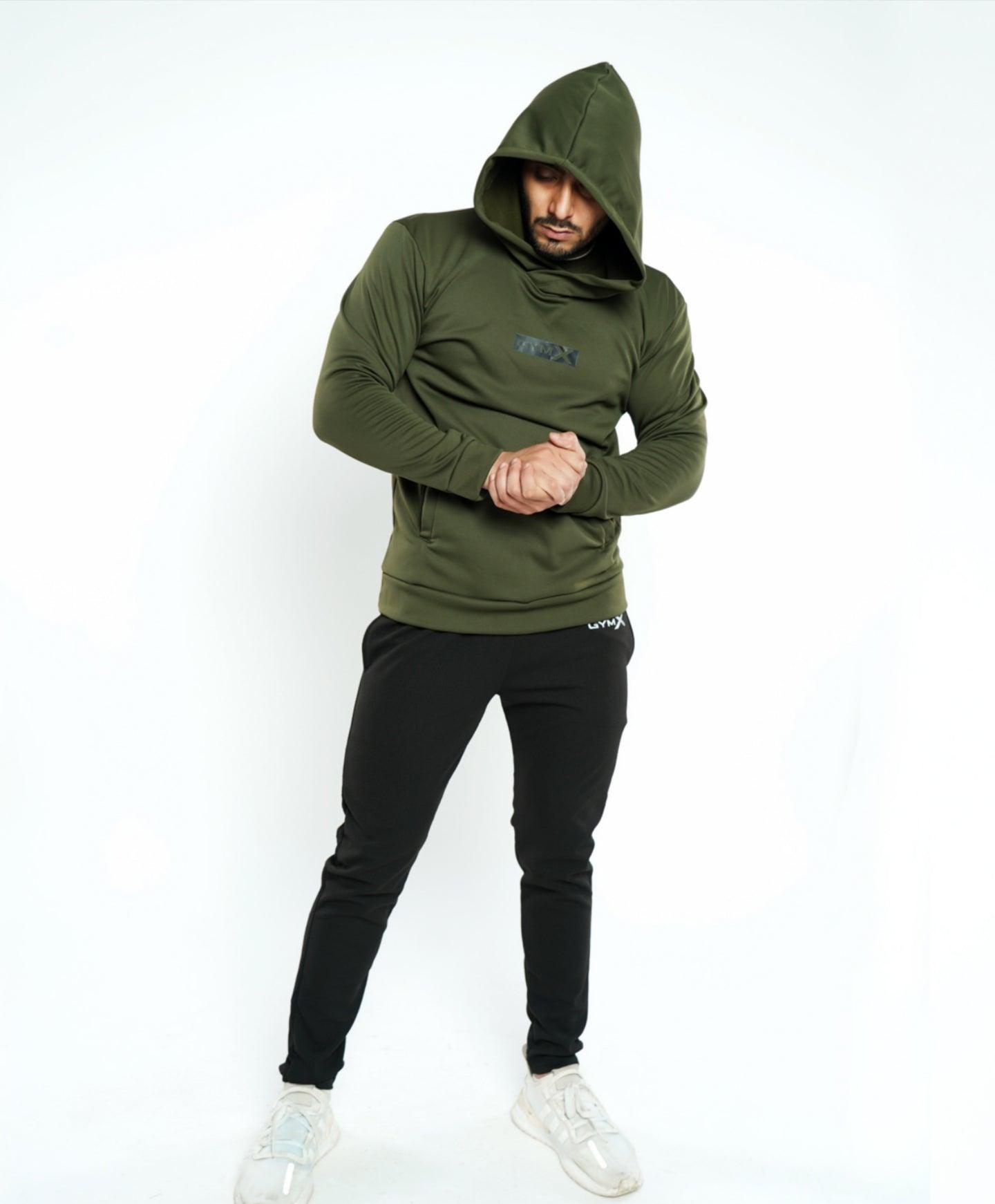 Fleece Tech Pullover- Olive Green - Sale