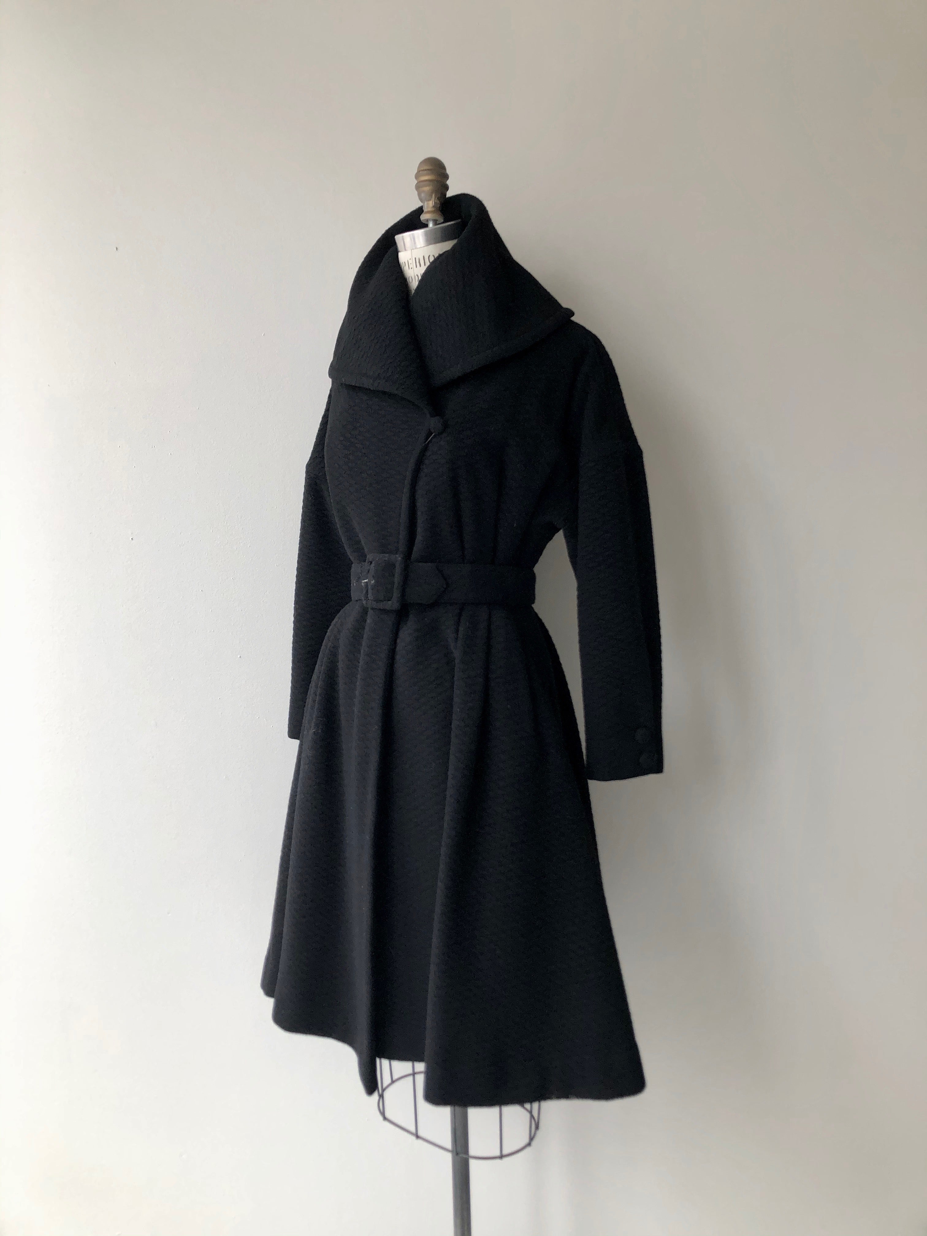 Goldwin Wool Peplum Coat