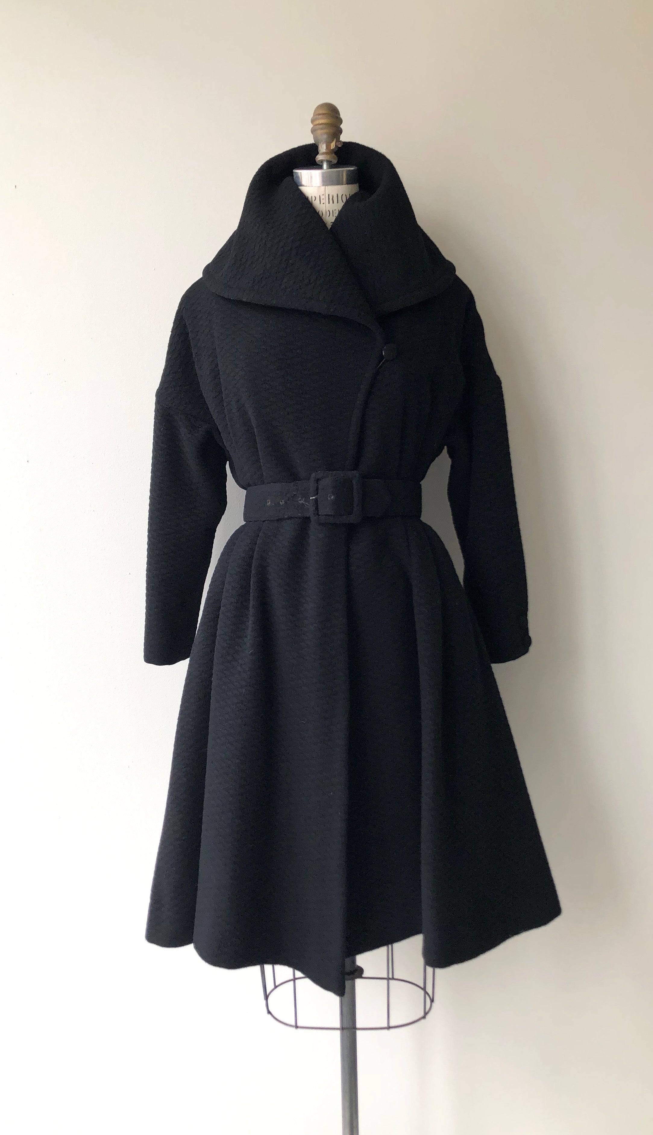 Goldwin Wool Peplum Coat