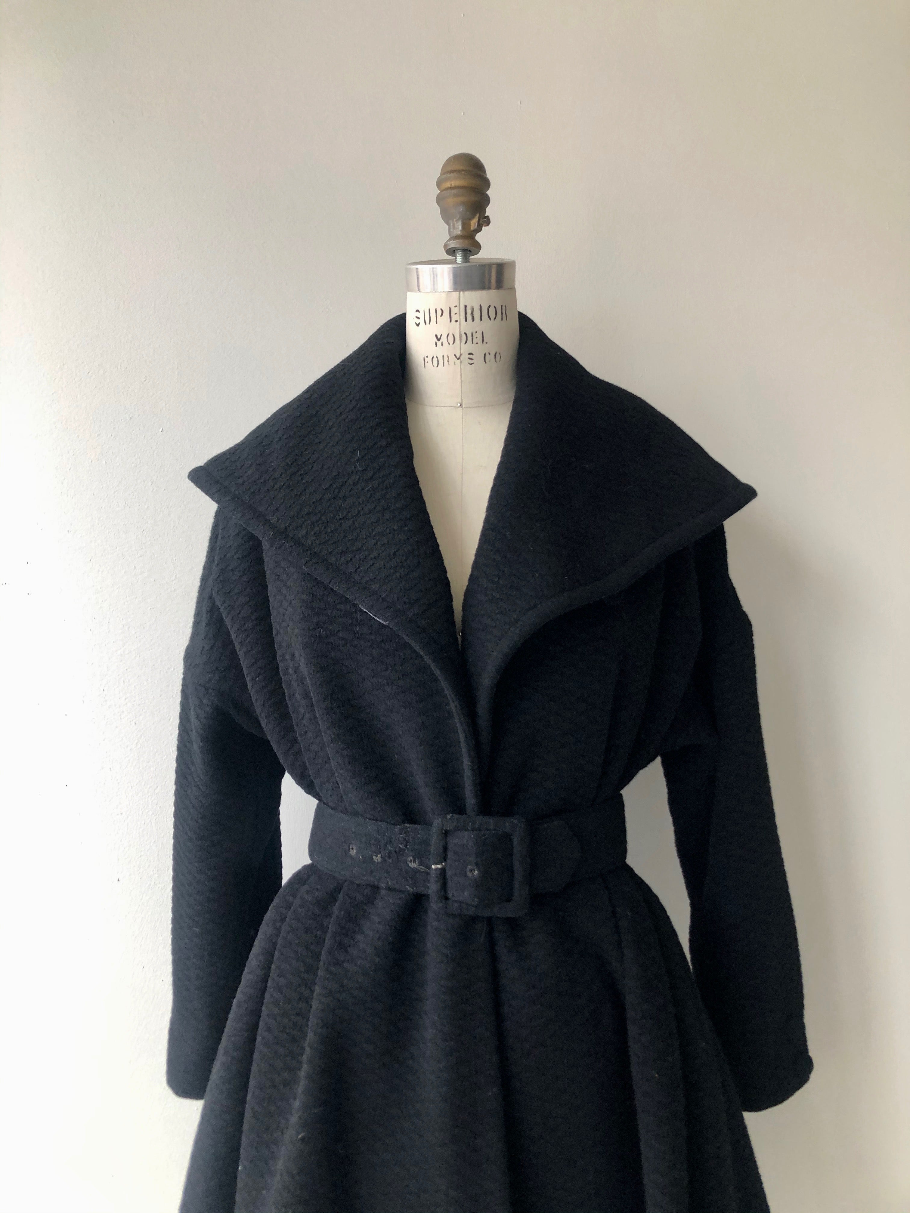 Goldwin Wool Peplum Coat