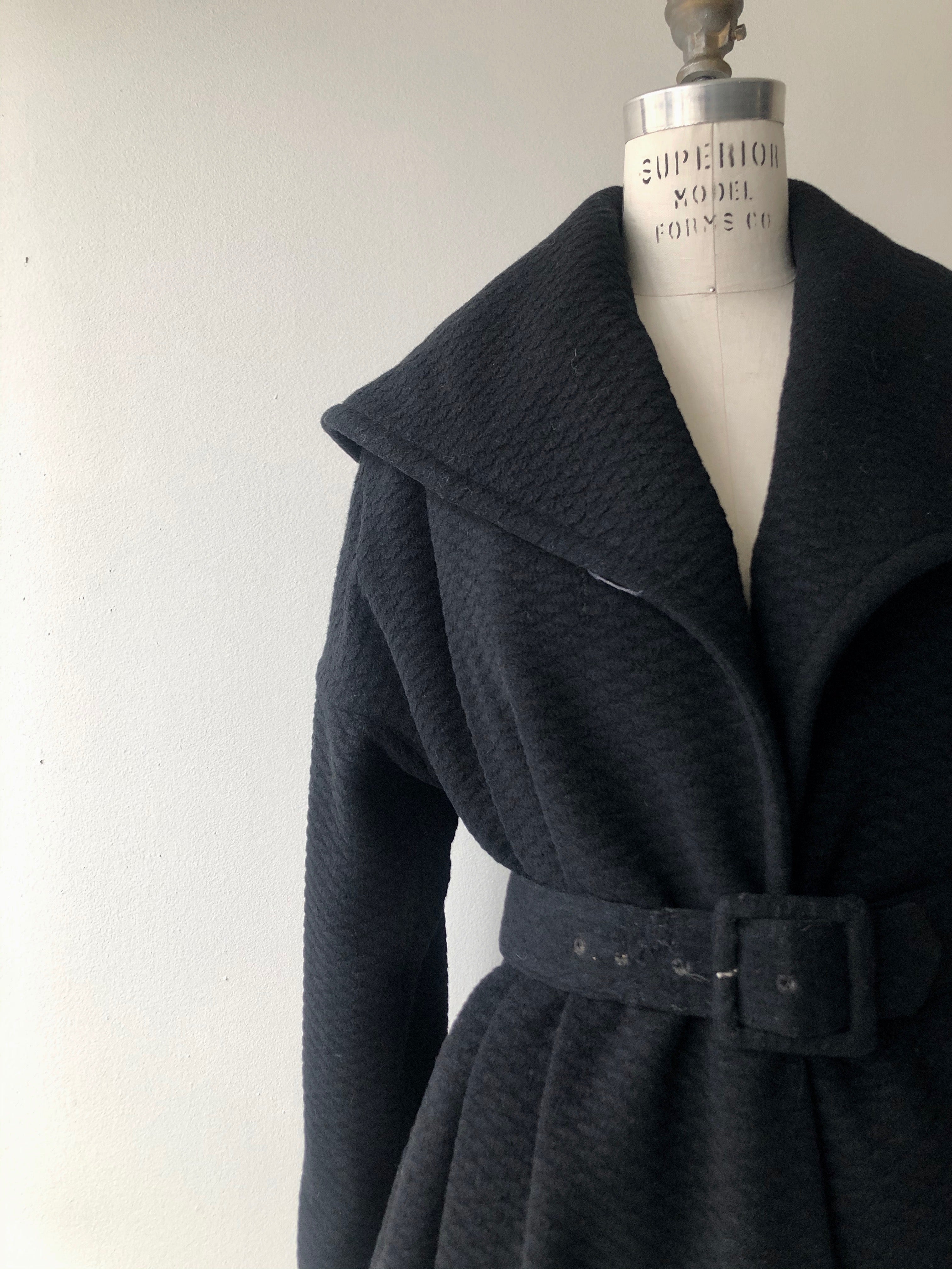 Goldwin Wool Peplum Coat