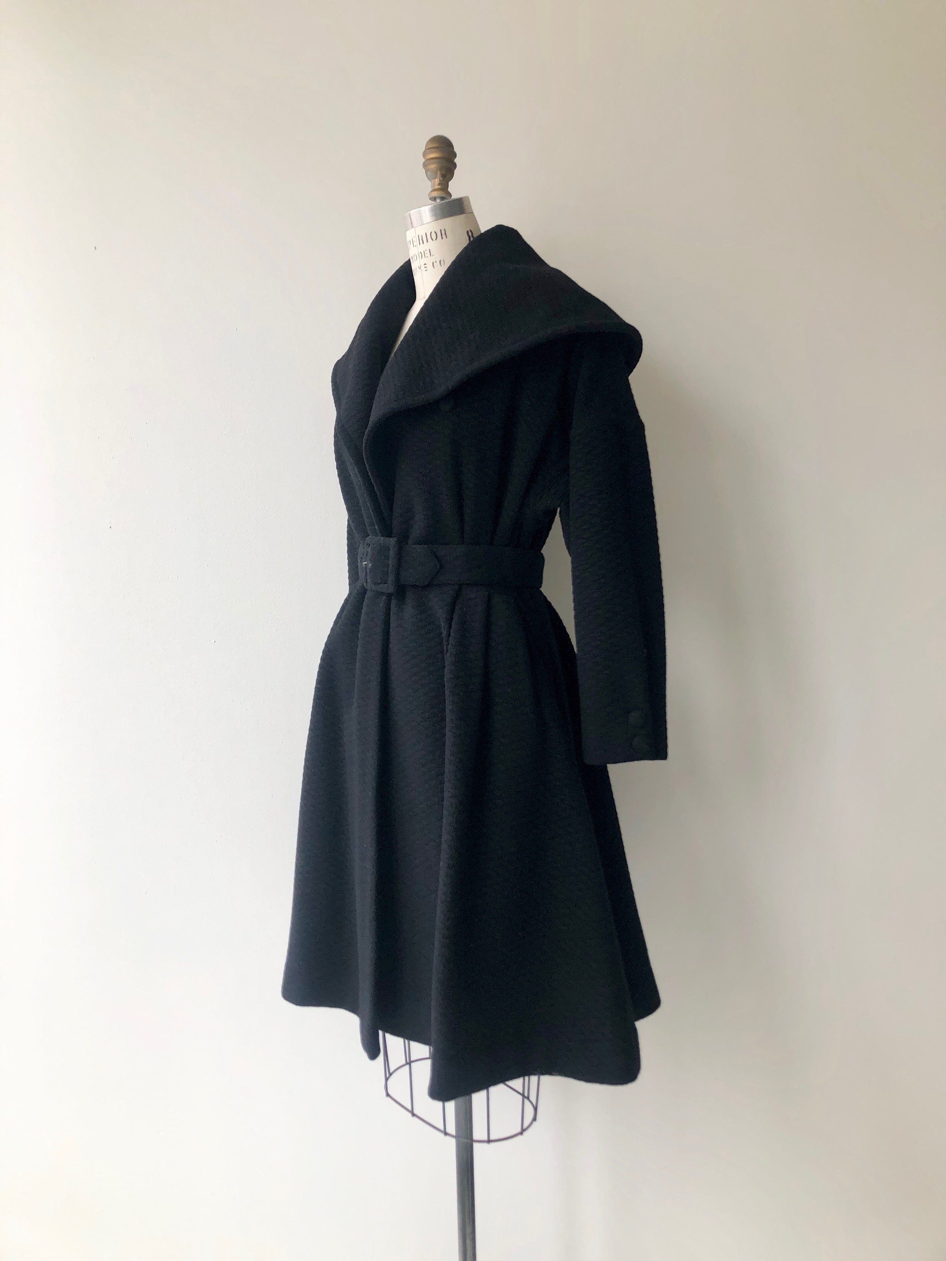 Goldwin Wool Peplum Coat