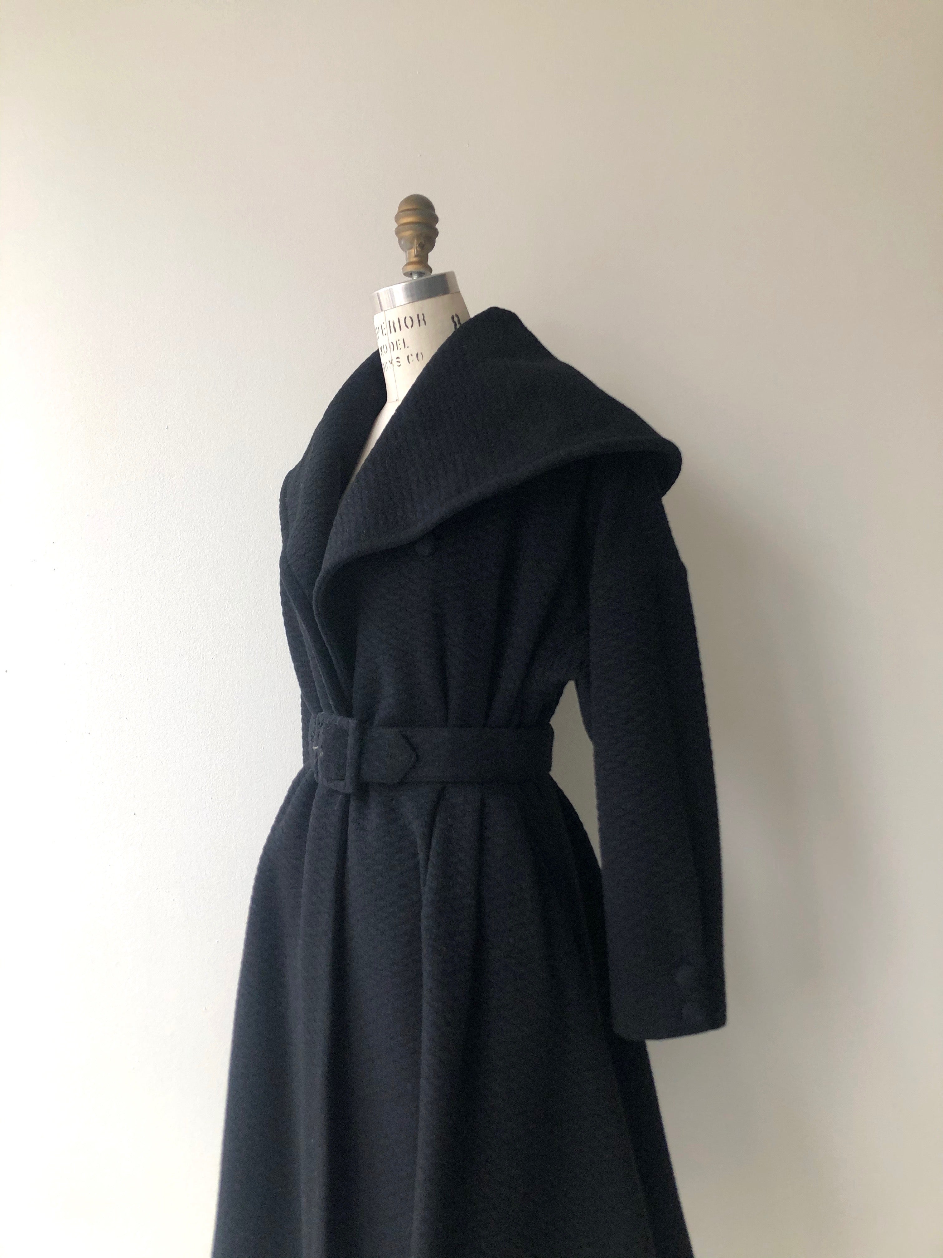 Goldwin Wool Peplum Coat